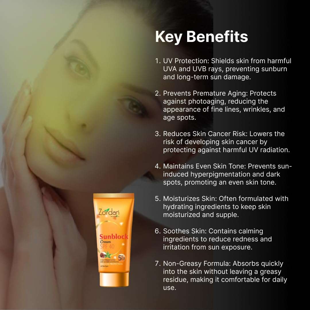 Sun Block face Cream Sun Skin Lightening Anti-Tan Sun Block Cream For All Skin Types 5