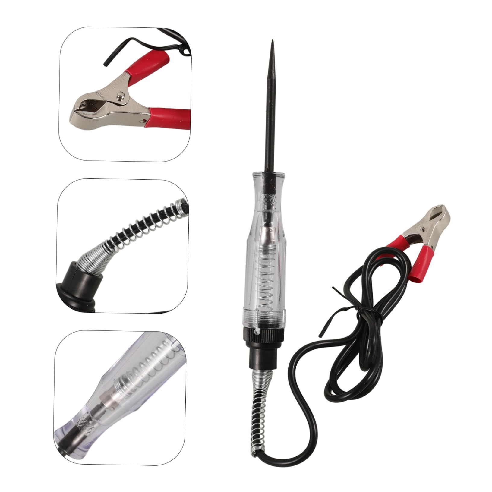 Garneck Voltage Sensitivity Tester Automotive Circuit Tester Electrical Tester Wire Tester Electric Auto Circuit Tester 5