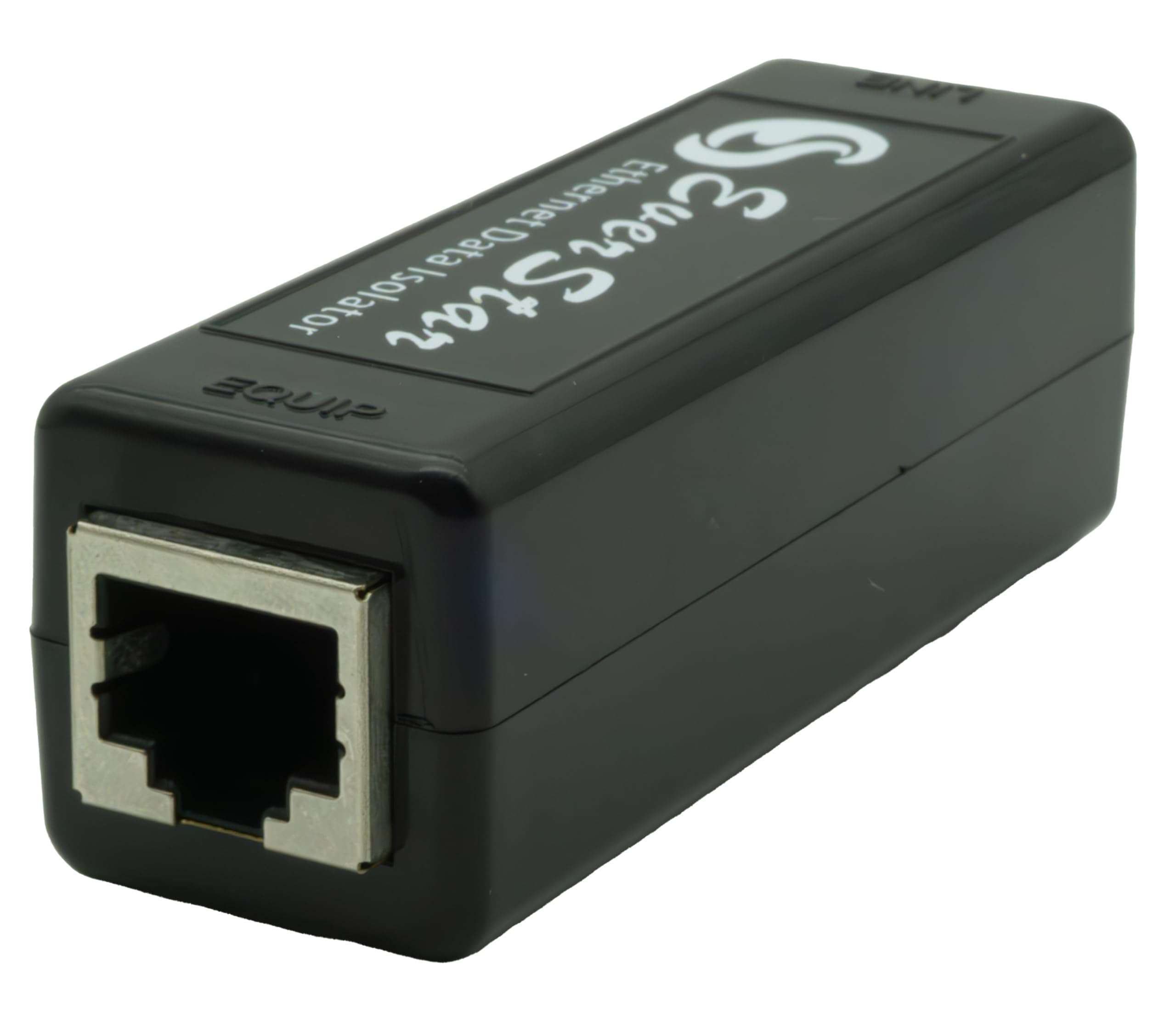 EverStar MI-305 Galvanic Network Isolator for Healthcare (EN60601-1 Compliant 4.5 KV, 2 MOPP) + 5” Patch STP Cable (1+1pc Kit) | Apple/Android TV | Hi-Res Audio Systems (RJ45) | Black 4