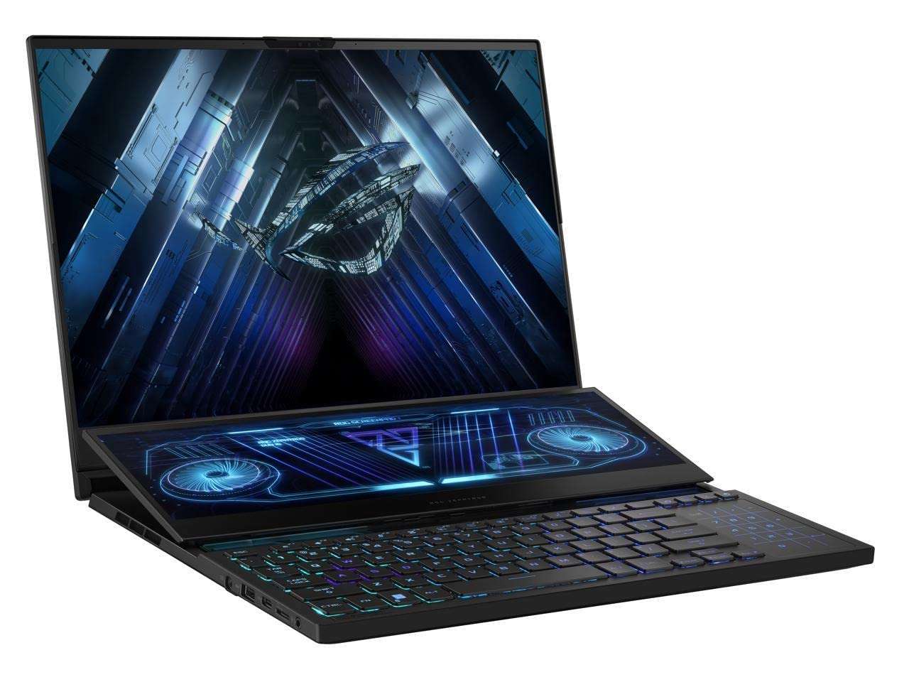 ASUS ROG Zephyrus Duo 16 GX650 GX Gaming & Entertainment Laptop (AMD Ryzen 9 7945HX 16-Core, 64GB DDR5 4800MHz RAM, 8TB PCIe SSD, GeForce RTX 4080, 16.0" 240Hz Win 11 Pro) with G2 Universal Dock 4
