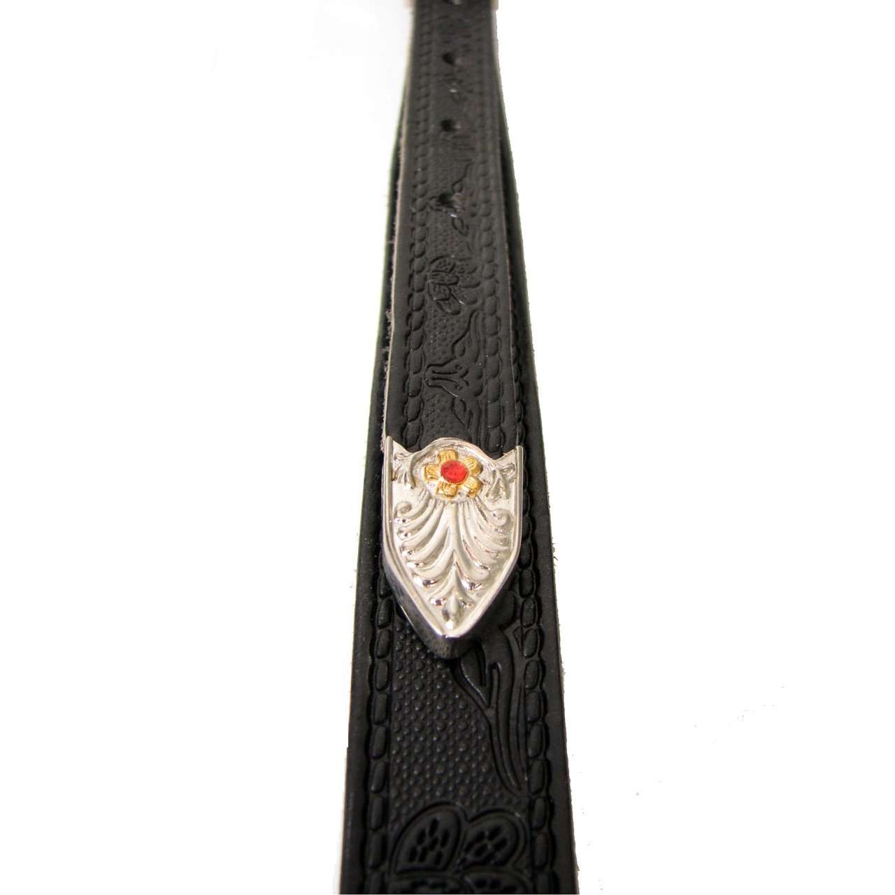 Fender STRAP - GRETSCH 6334 TOOLED BLACK, 49"-56" 4