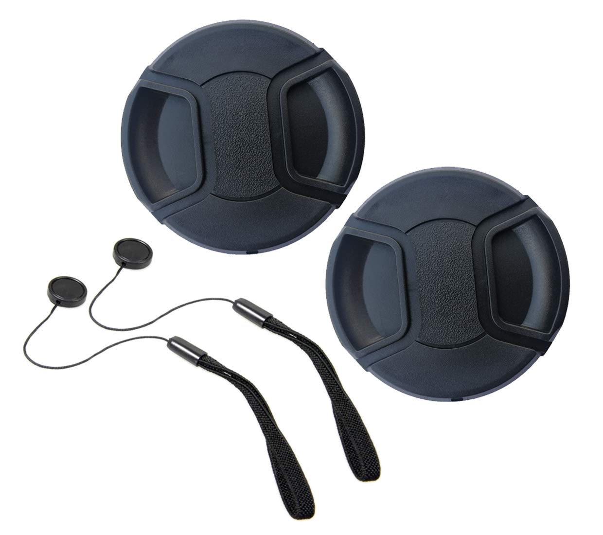 Nikon 58mm Lens Cap Cover - AF-P NIKKOR 70-300mm f/4.5-6.3G ED, AF-S DX NIKKOR 55-300mm f/4.5-5.6G ED VR [2 Pack] 1