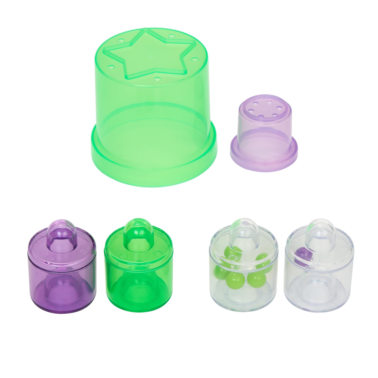 Excellerations Translucent Counting & Color Sorting Set - 42 pcs 5