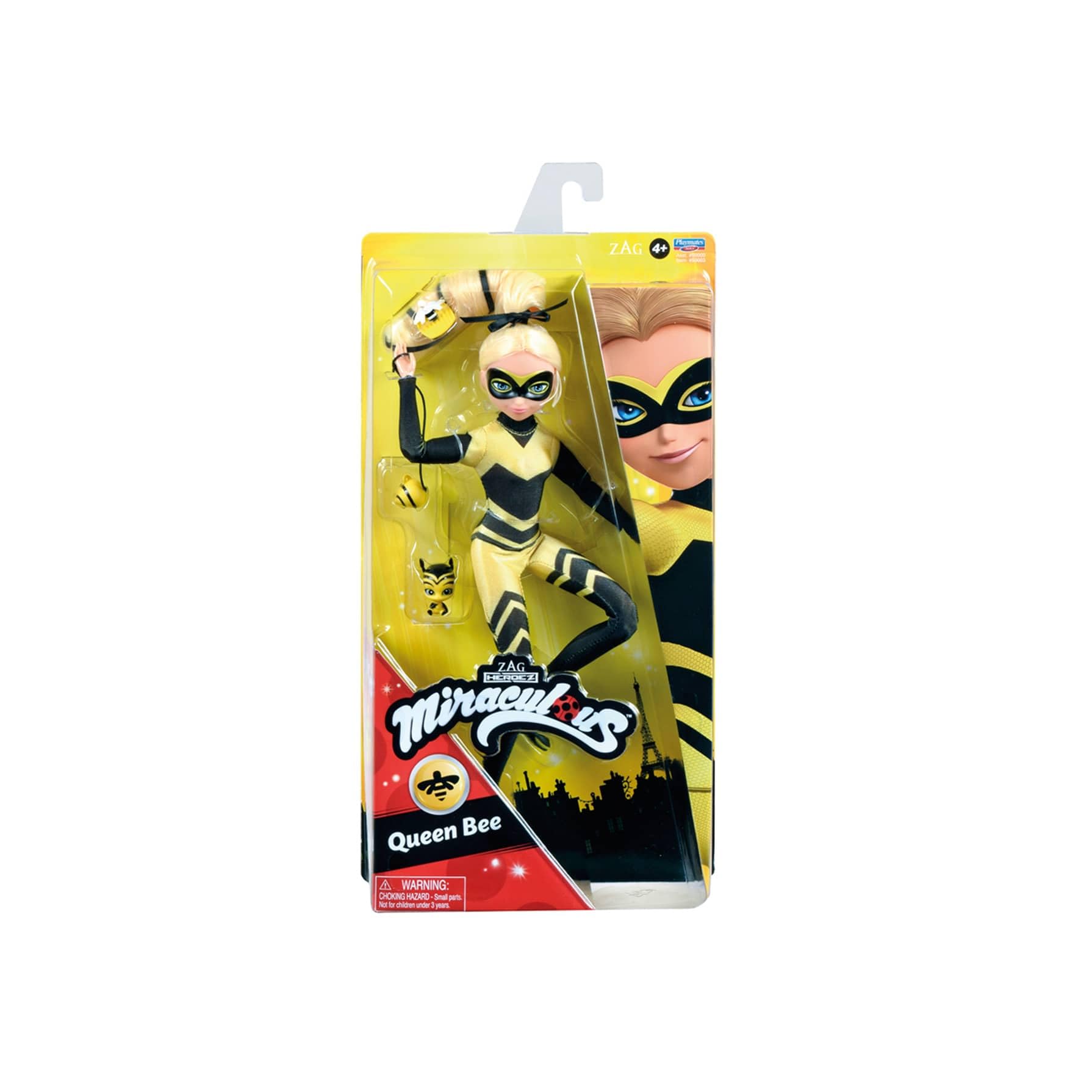 Miraculous Ladybug Queen Bee 10.5" Fashion Doll with Accessories and Pollen Kwami by Playmates Toys 2