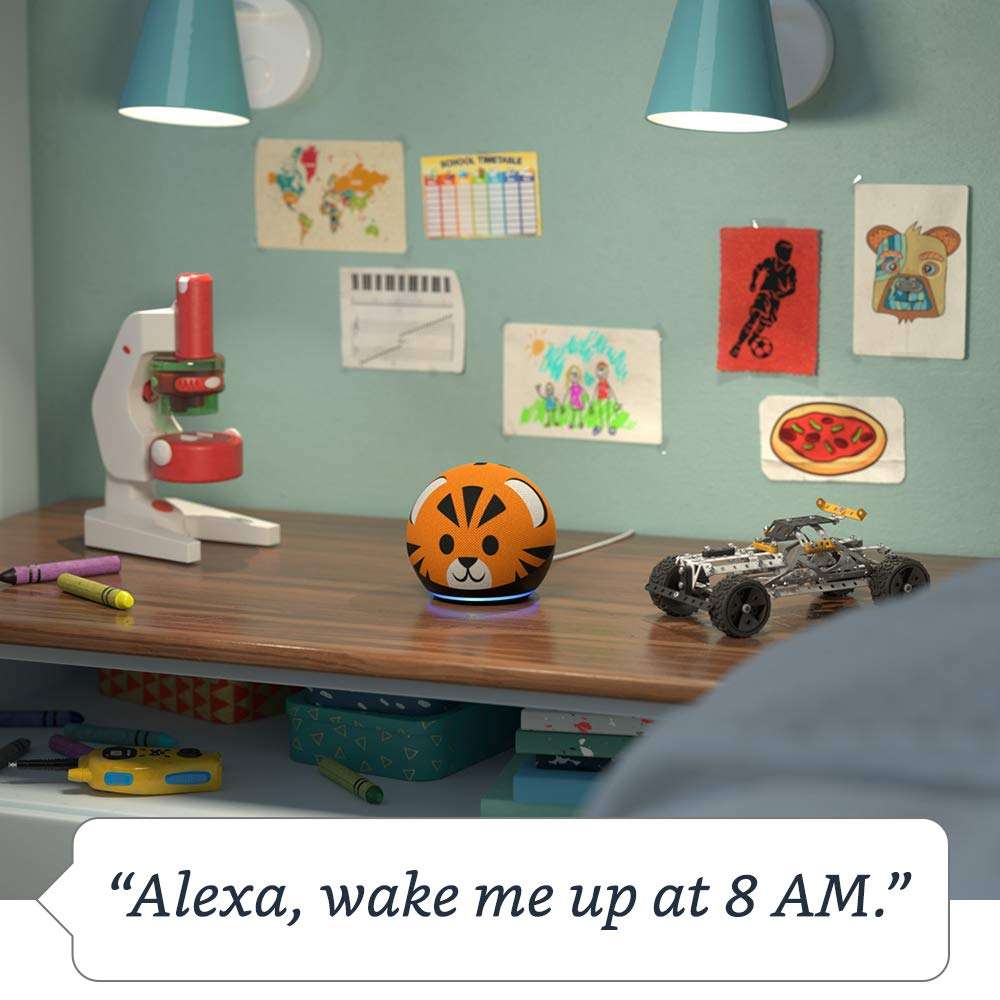 Echo Dot (4th Gen, 2020 release) Kids | Designed for kids, with parental controls | Panda 5