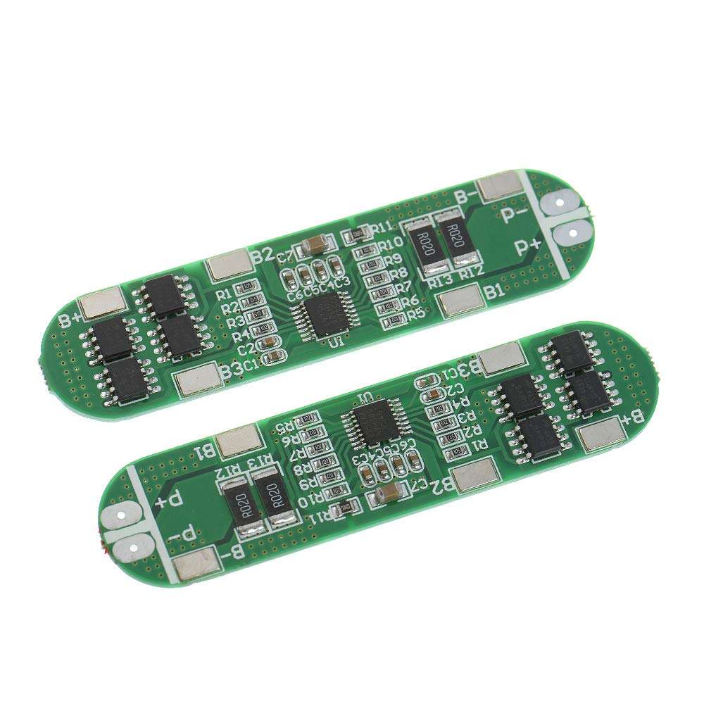 Anmbest 2PCS 4S 14.4V 14.8V 16.8V 5A 18650 Charger PCB BMS Protection Board for Li-ion Lithium Battery Cell 1