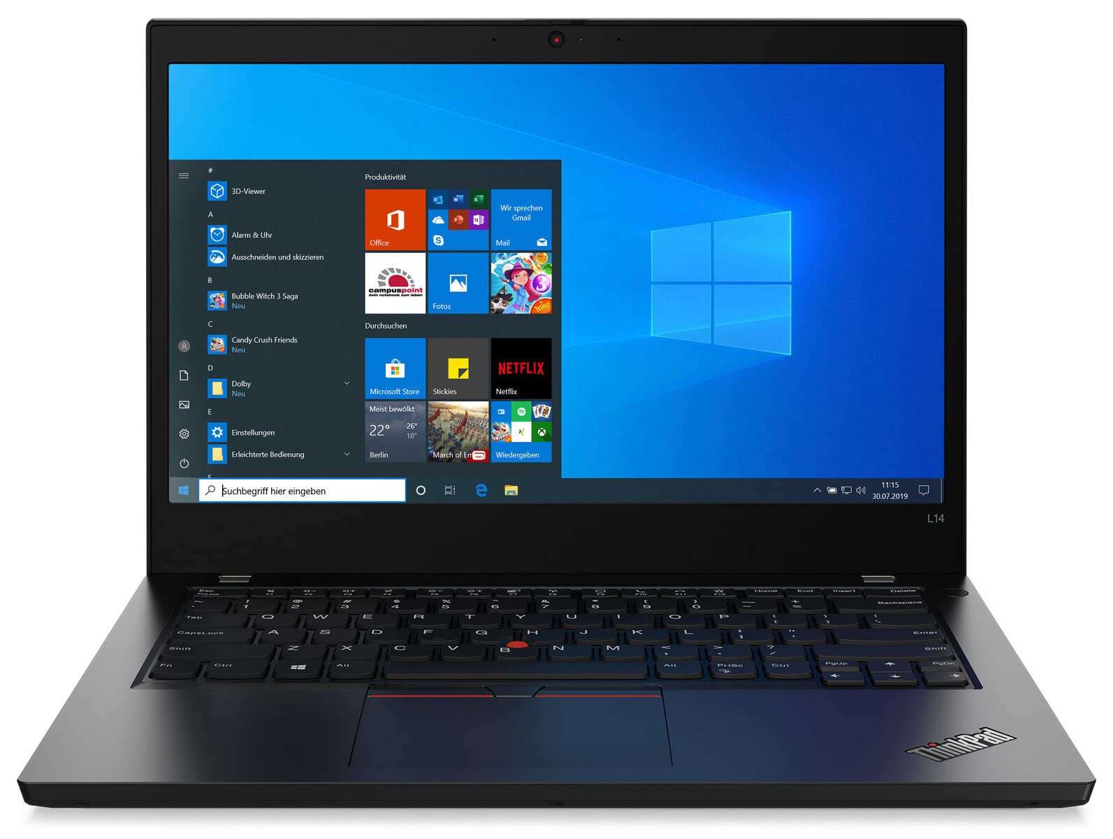 Lenovo ThinkPad L14 Gen 1 Home & Business Laptop (AMD Ryzen 5 PRO 4650U 6-Core, 8GB RAM, 1TB PCIe SSD, AMD Radeon, 14.0" 60Hz Full HD (1920x1080), Win 10 Pro) with MS 365 Personal, Hub 3