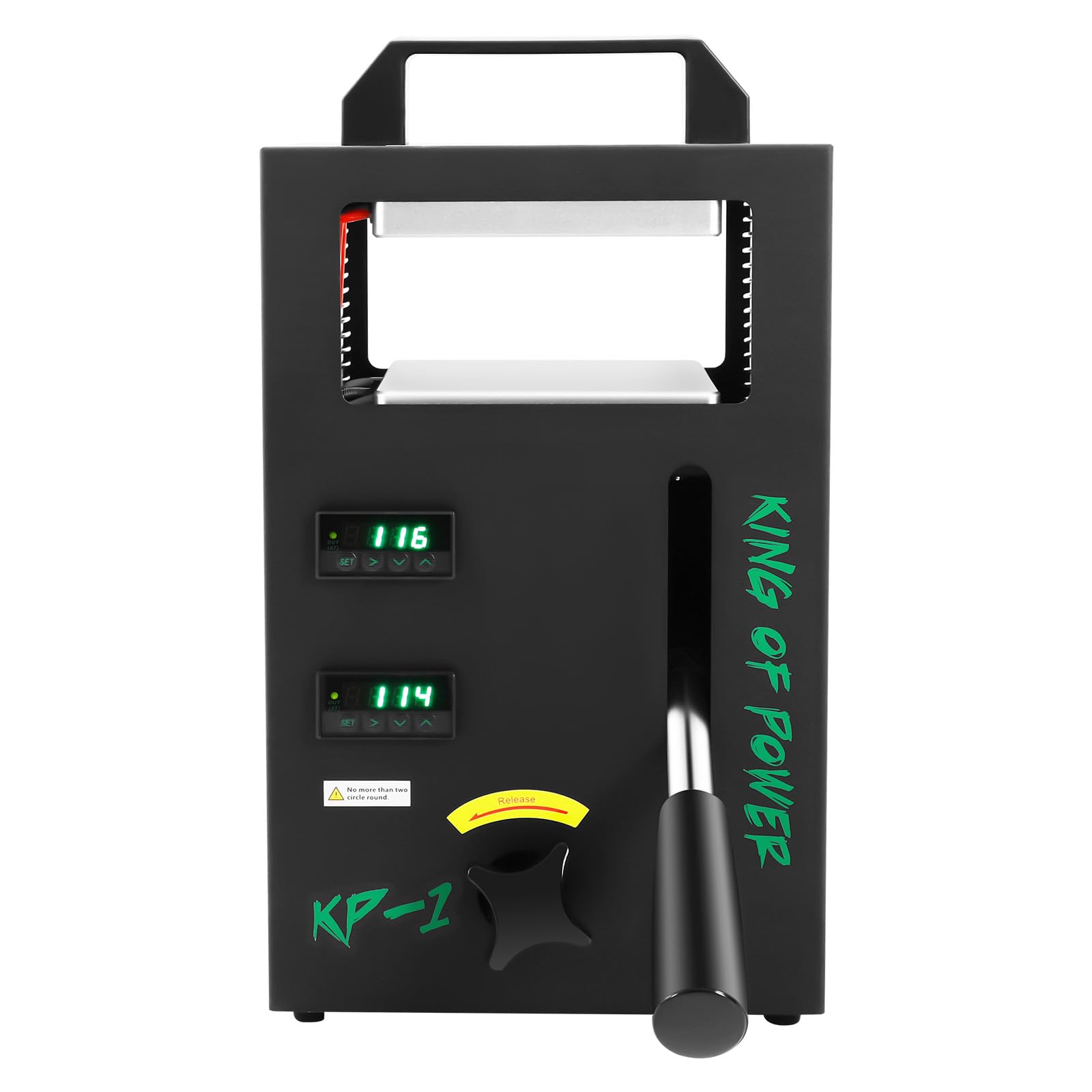 Hydraulic Heat Press Machine,300W Universal 4 Ton Hydraulic Heat Press Machine with Led Displays,8818.49 Lbs High Pressure,Manual Heat Press Machines for Home Extraction of Vegetable Oils, Stamping 4