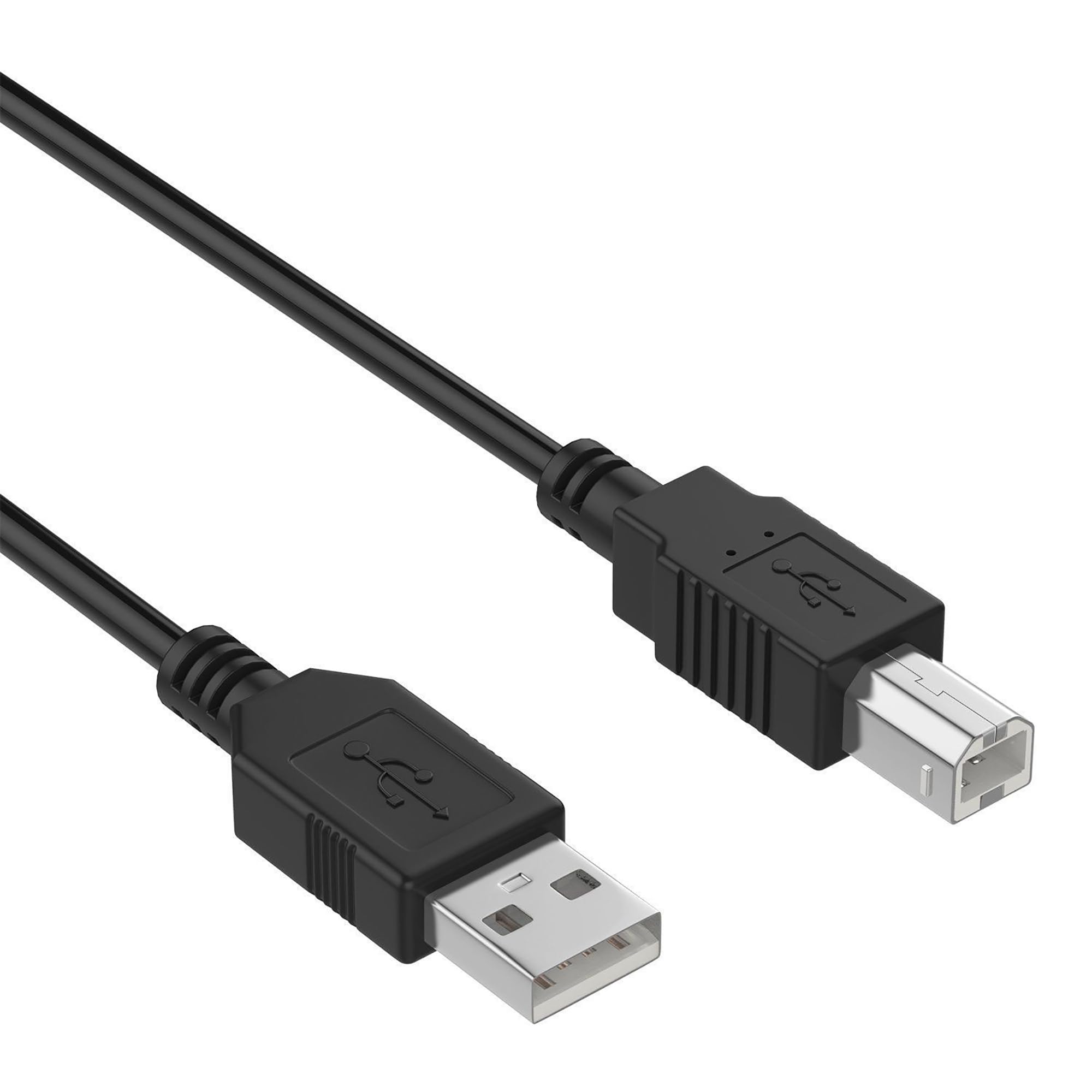 FASPKOW 6.6ft 6.6ft Black USB Printer Cable Cord for Neat Receipts Scanner Neatdesk ND-1000