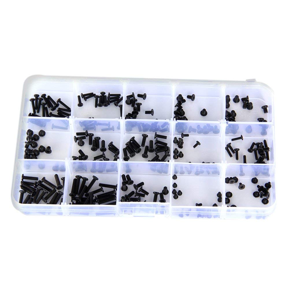 Generic 300Pcs Screw Set Screws Box for Universal Laptop PC Computer Repair Kit 5