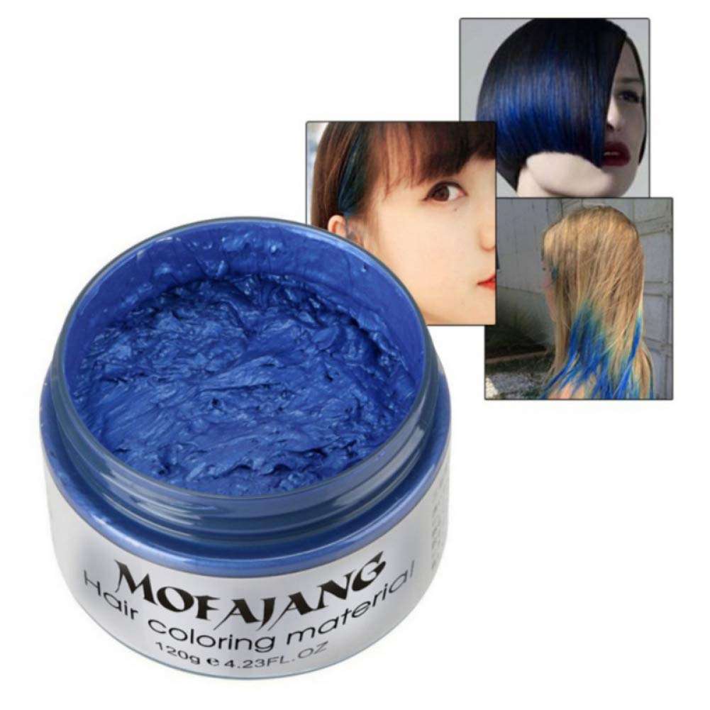 Hair Color Wax, Hair Coloring Wax, Unisex Multi-Colors Temporary Modeling Hair Wax, DIY Hair Color Wax Mud Hair Dye Cream Mud Hair Dye Cream 3