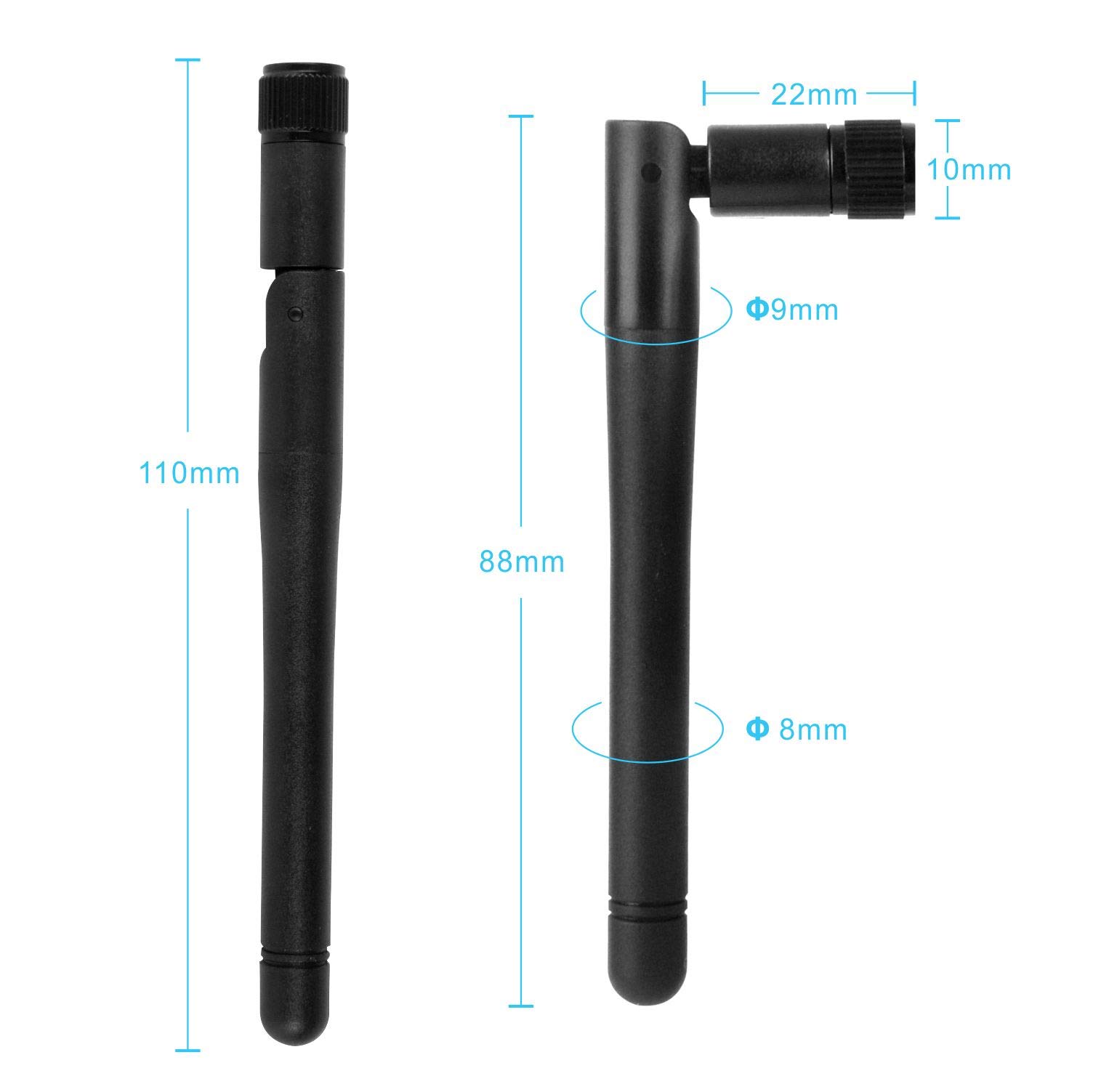 Gowoops SX1276 LoRa Radio Wireless 862-930MHz 915MHz UART Serial Module Transmitter Receiver + 915Mhz 3dBi SMA Antenna, Compatible with Arduino STM32 51 Single Chip Microcomputer 5