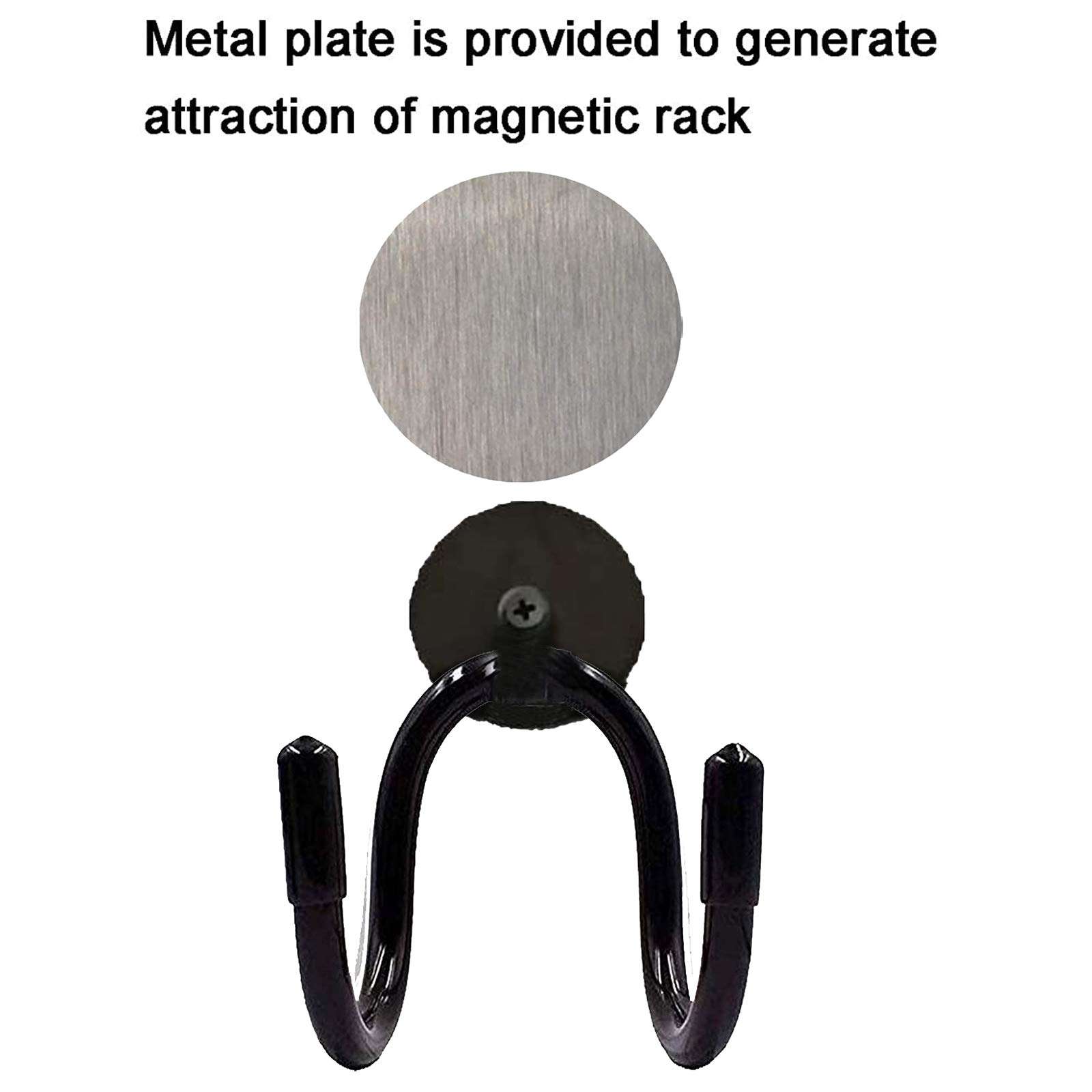 2 pack Universal (Adjustable) Kitchen Sink Magnetic Holder - for Sponges, Scrubbers, Kitchen, Bathroom - for stainless steel sink,ceramic sink, Granite stone sink, etc. 6