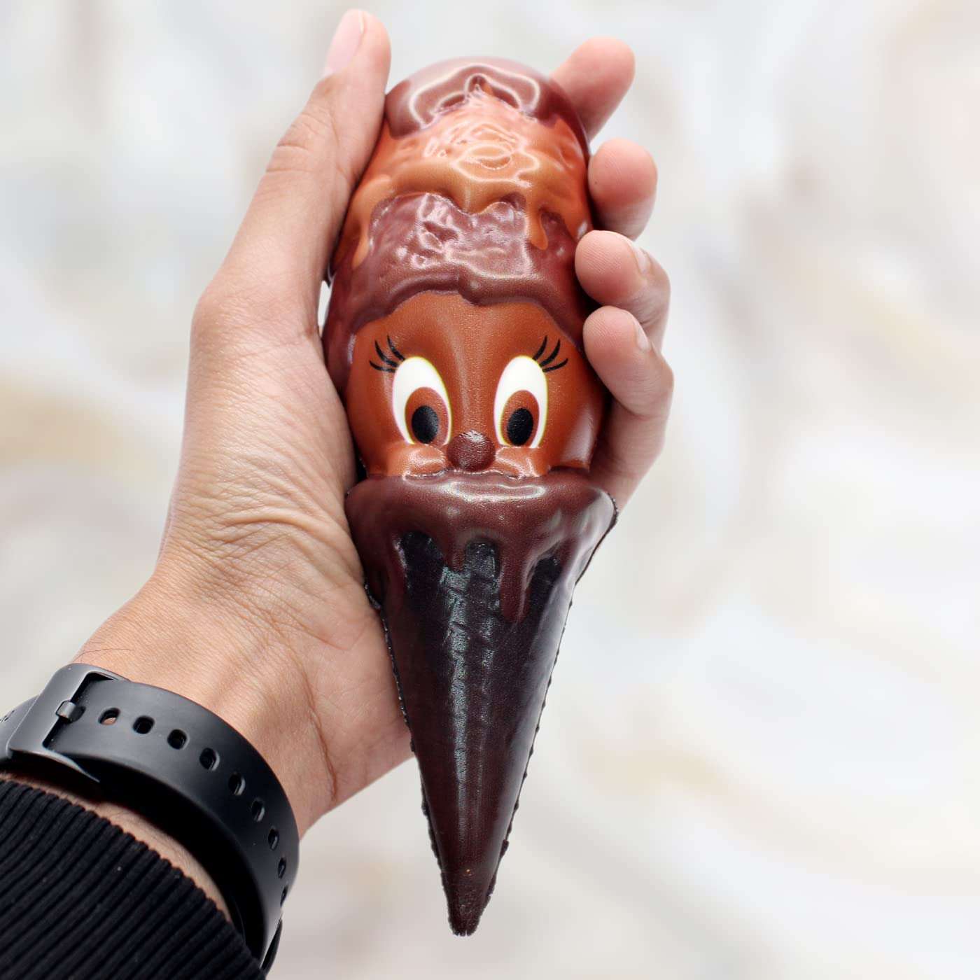 KAVIN Mind Relaxing Ice Cream Design Stress Buster Soft Squishy Indoor Outdoor Fun Play Set for Kids Boys and Girls Random Colours Pack of 1 4