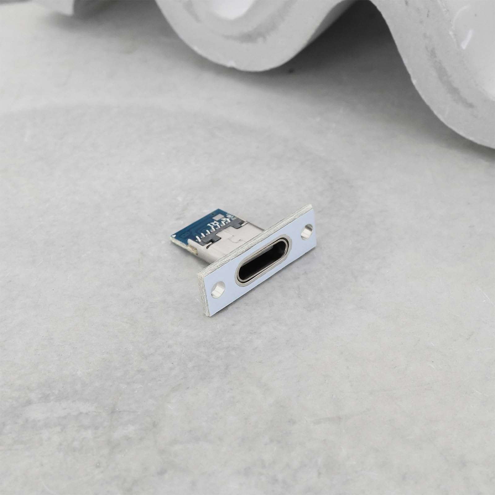 OTOTEC 10pcs 6-Pin 5A Type-C Panel Mount Break Out Boards USB-C Panel Adapter for Computer Cases Vehicle-Mounted Equipment Industrial Control Equipment 6