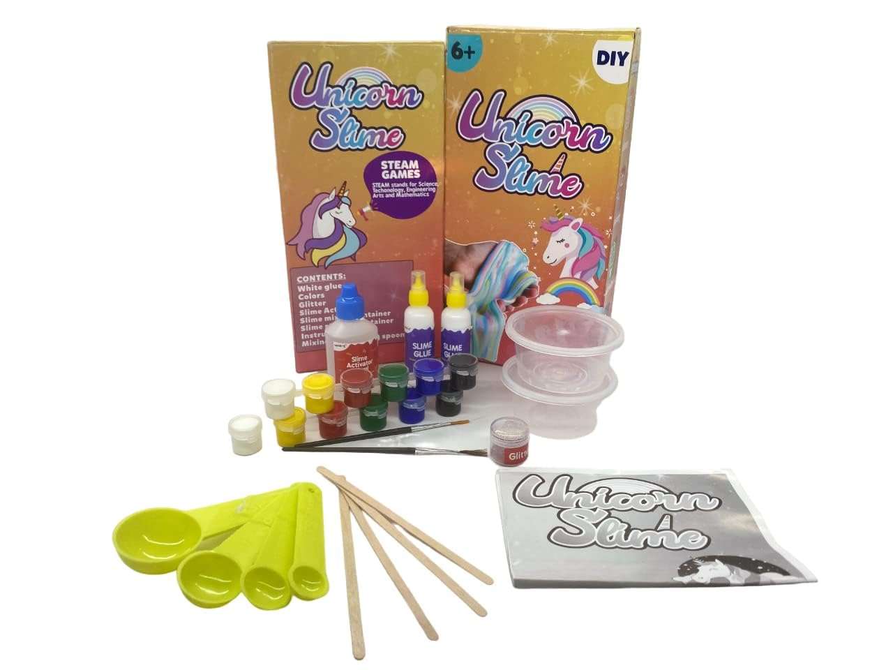 TOYIQ Unicorn Slime for Kids Kids Unicorn Crush with Glitter & Slime Surprise Loud Slime | Non Toxic | | Jelly Putty Toys 6