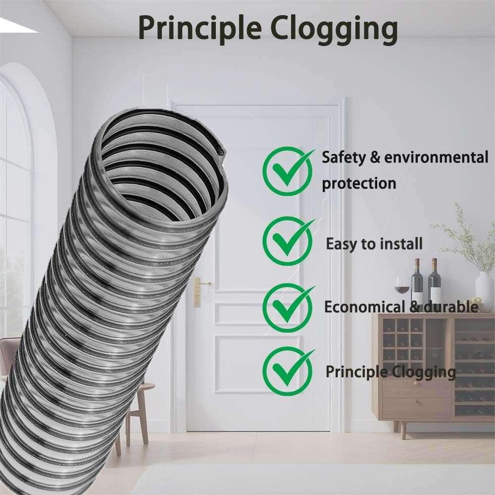 Vacuum Hose for Bissell 1/2/3/4/5 Generation Floor Scrubber Replacement, Lower Duct Hose Sewage Pipe Elbow Vacuum Cleaner Attachment (2 Pack) 4