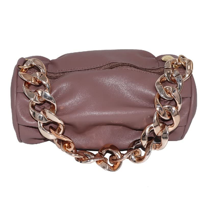 Tasnim Fashion Duffle bags/Drum style purse & handbags Premium & Stylish Women Sling bags/Sling Purse. (Onion Pink) 6