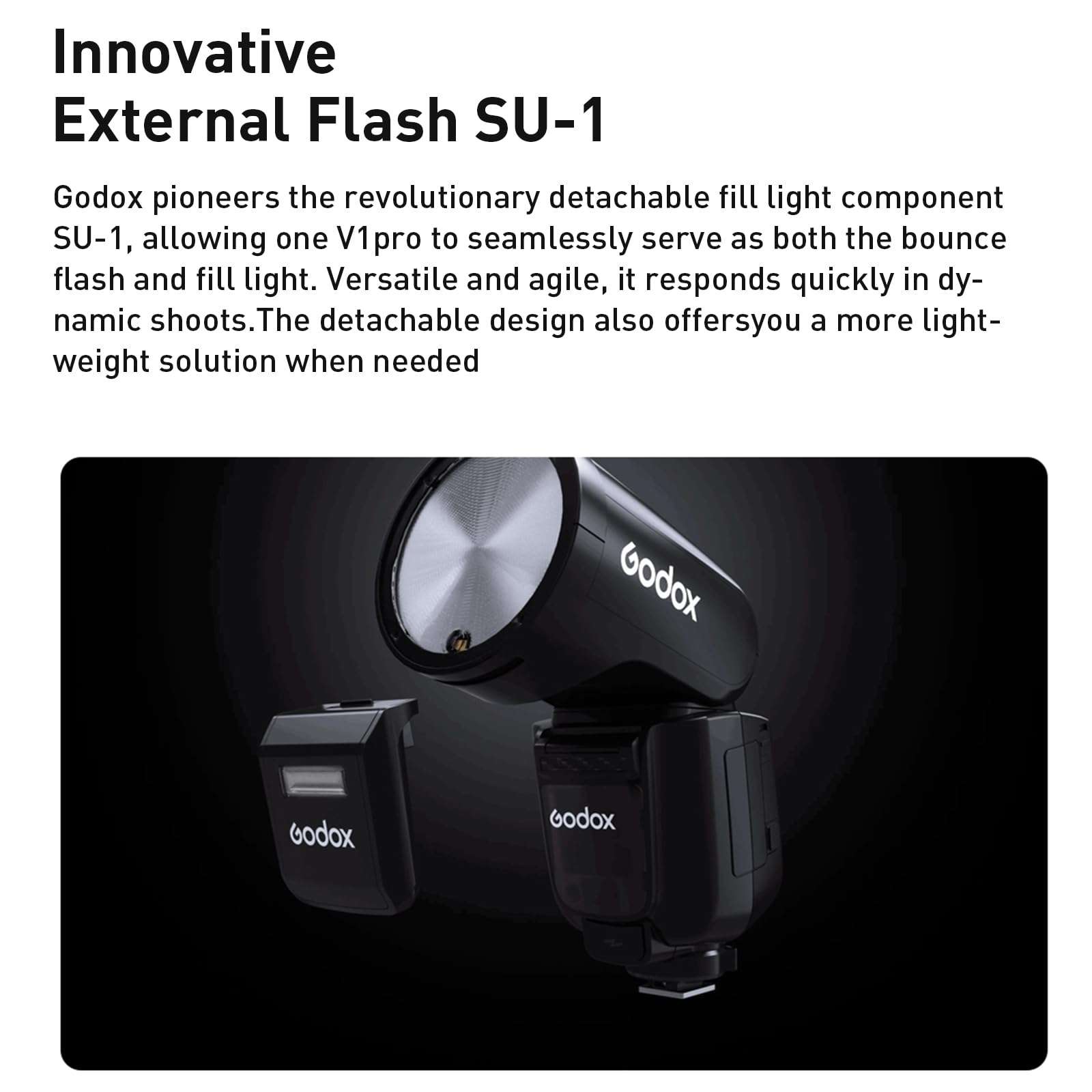 Godox V1Pro N V1Pro-N Camera Flash Speedlight Godox V1-N Upgraded Version for Nikon Cameras 4
