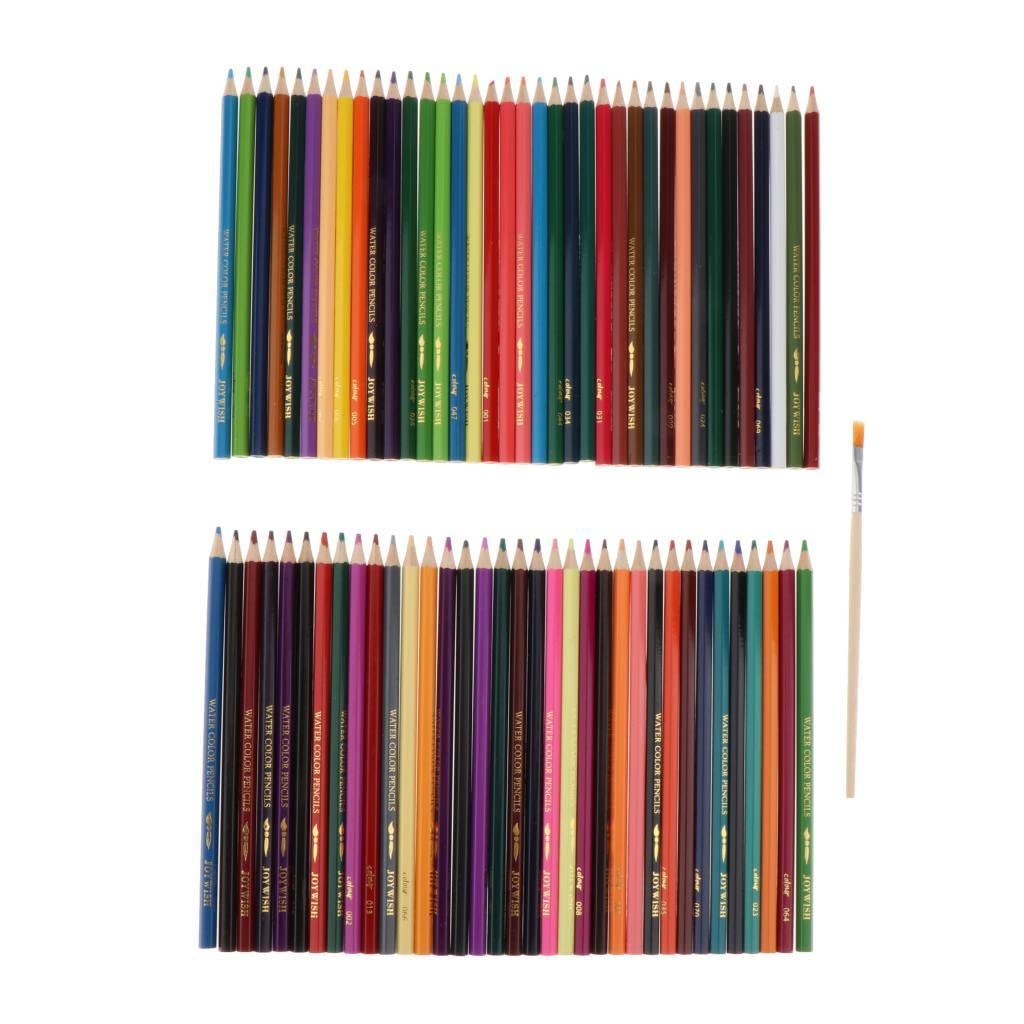 myaddiction Artist Pro Watercolor Pencils Set Full Kit Wet Water Color Pencils Set 72pcs 5