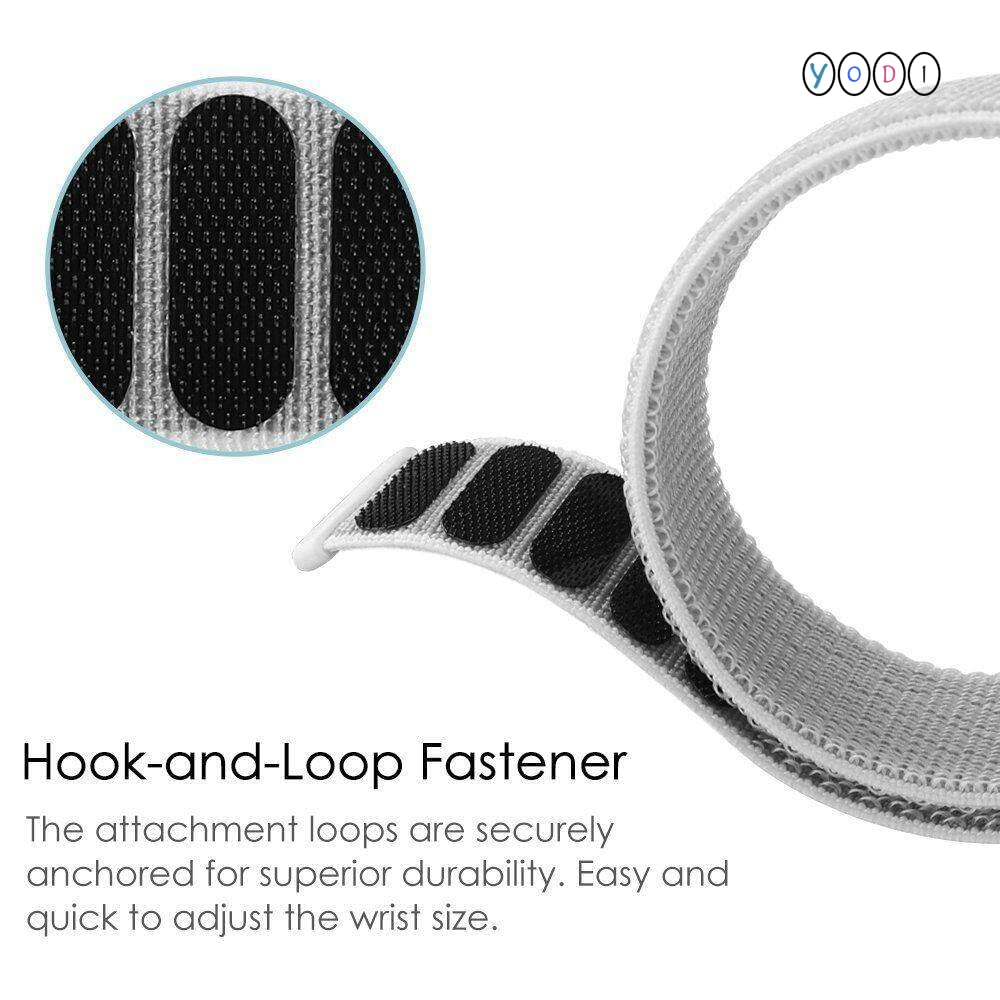 YODI Nylon Classic Strap Band for Noisefit Endure Smartwatch Only Straps Accessories for Men and Women [ Not for Any Other Models] (Lake Blue) 5