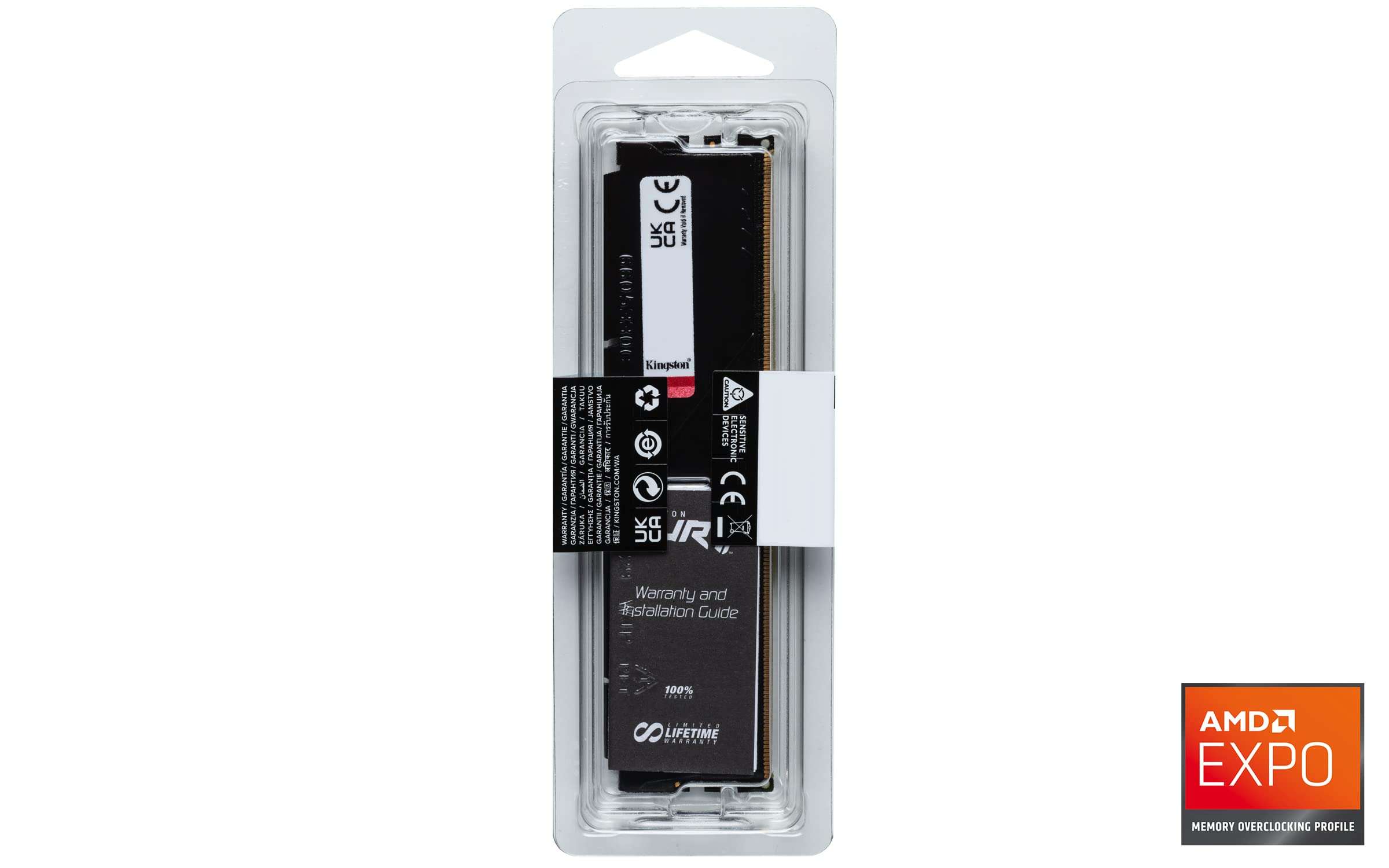 Kingston Fury Beast 16GB 5600MT/s DDR5 CL36 DIMM Desktop Memory Single Module KF556C36BBE-16 6