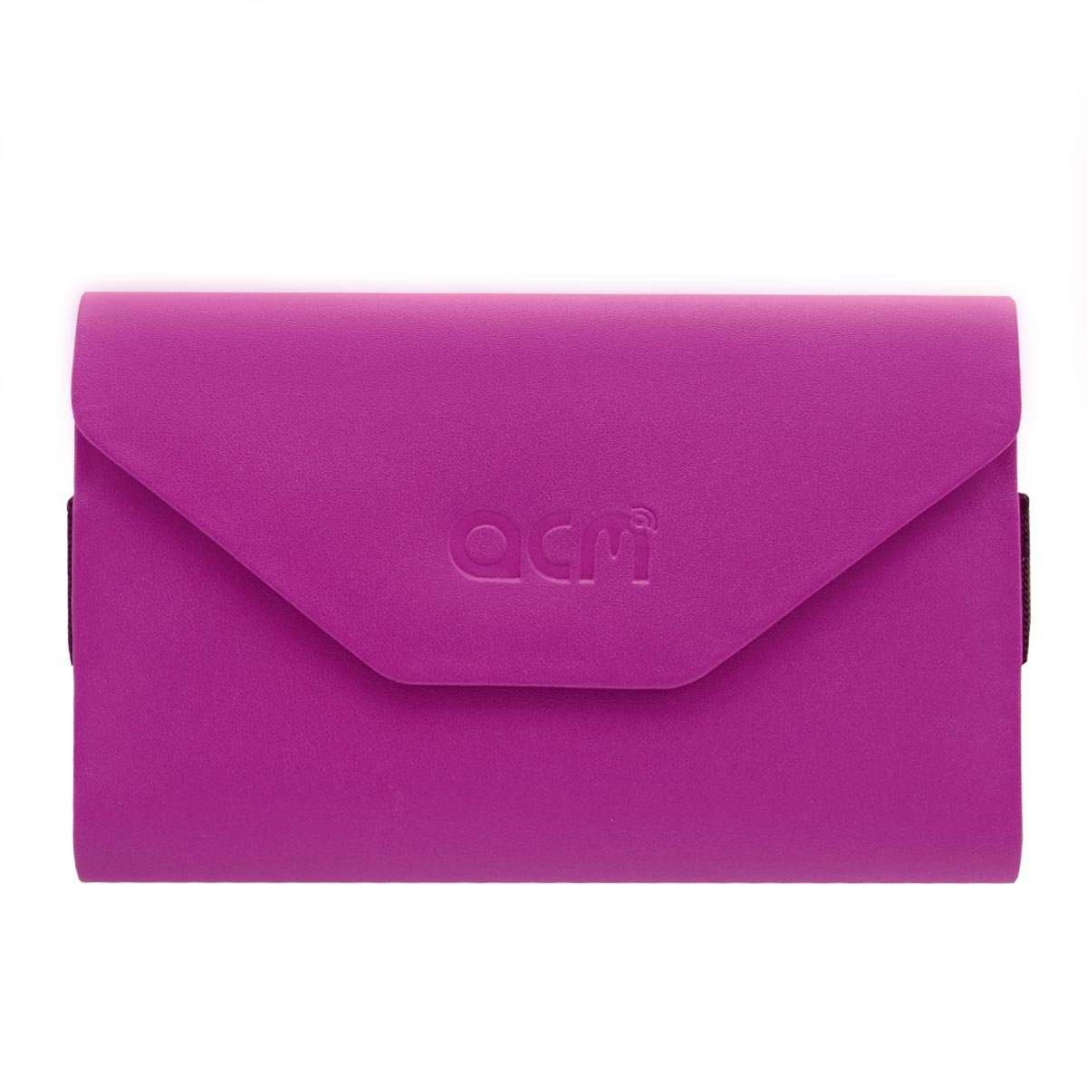ACM Premium Flip Flap Pouch Case Compatible with Maplin G1 Mobile Leather Cover Pink 3