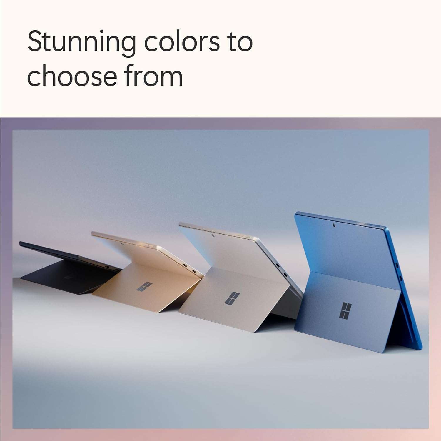 Microsoft Surface Pro 11 2024, 13-inch Touchscreen 2-in-1 Laptop, Snapdragon X Plus, 16GB, 512GB, with Inateck Bluetooth Backlit Keyboard with Touchpad & Pen Holder – 2-in-1 Laptop & Tablet (Sapphire) 6