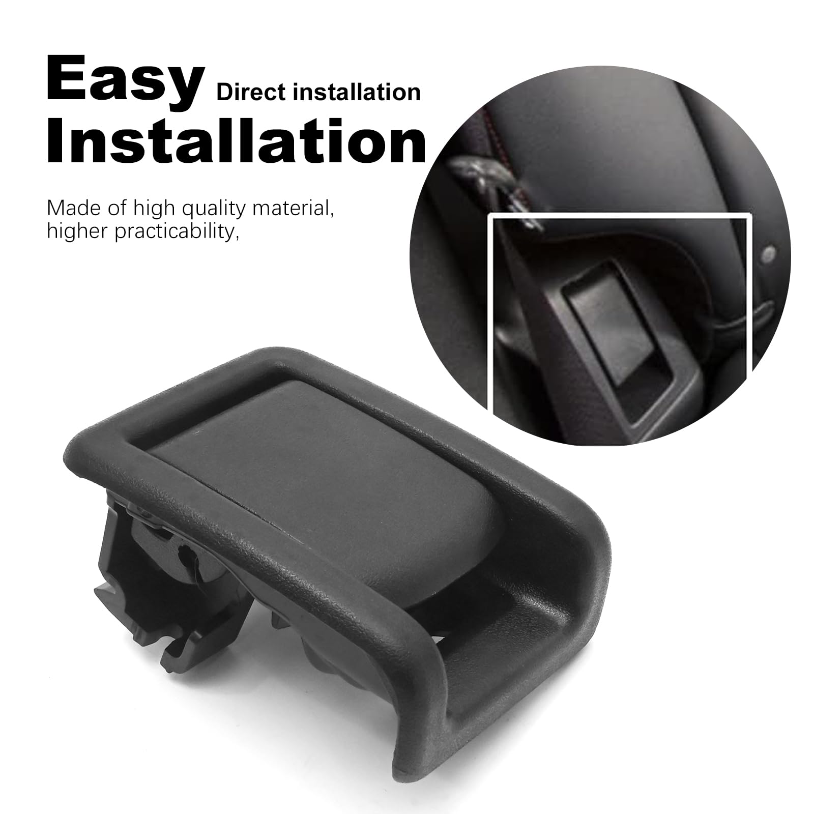SYOWADA 72057-60130-C0 Rear Seat Lock Control Lever Replacement for Toyota 4runner 2009 2010 2011 2012 2013 2014 2015 2016 2017 2018 2019 Replace 72057-60130-A3 (Black) 5