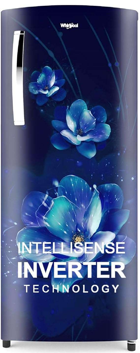 Whirlpool 236 L 4 Star Inverter Direct-Cool Single Door Refrigerator (260 IMPRO PLUS PRM 4SINV BLUE FLUME-Z, Blue Flume, Auto Defrost Technology, 2023 Model) 1