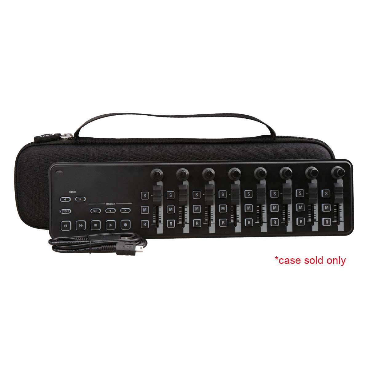 Aproca Hard Travel Protective Case compatible with KORG nanoKONTROL2 / NANOKEY2WH / nanoPAD2 Slim-Line USB Control Surface/MIDI Pads 3