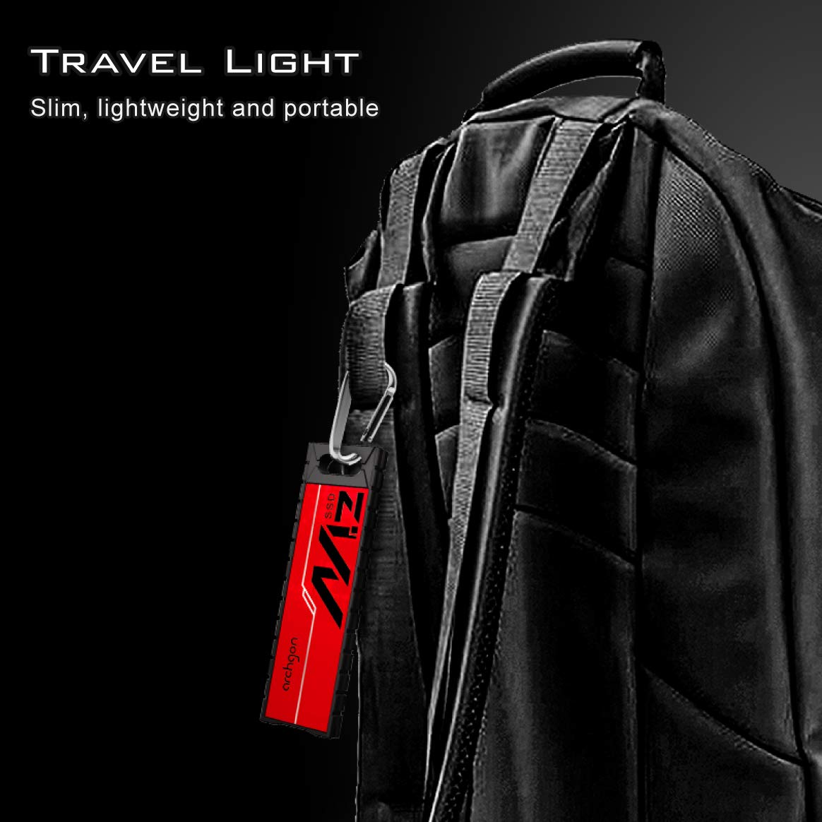 Archgon 960GB USB 3.1 Gen.2 Gaming External SSD Portable M.2 Solid State Drive (Model G703K,960GB) 5