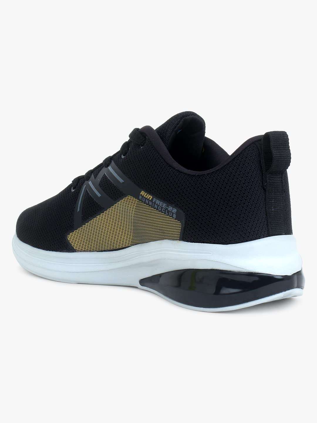 Columbus/Solar_Black/Gold/Men Sports Shoes (Black/Gold, Numeric_8) 4
