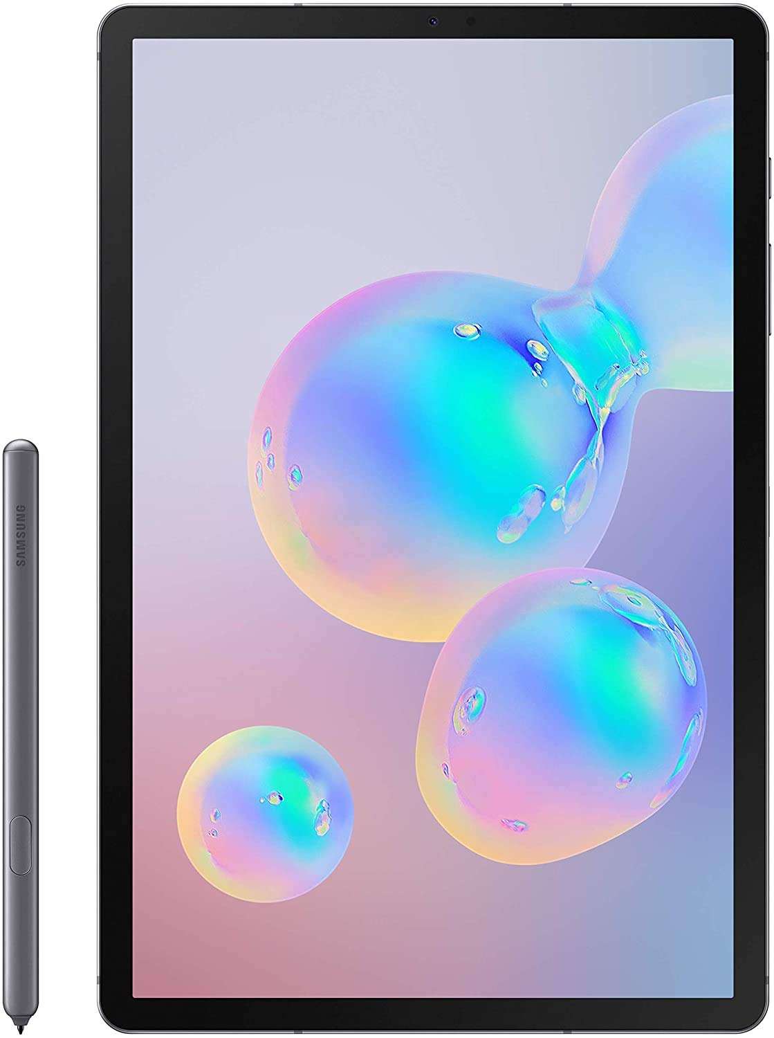 SAMSUNG Galaxy Tab S6 10.5", 128GB (WiFi + 4G LTE T-Mobile Locked) Android Tablet Mountain Grey - SM-T867U (with S-Pen) (Renewed) 1