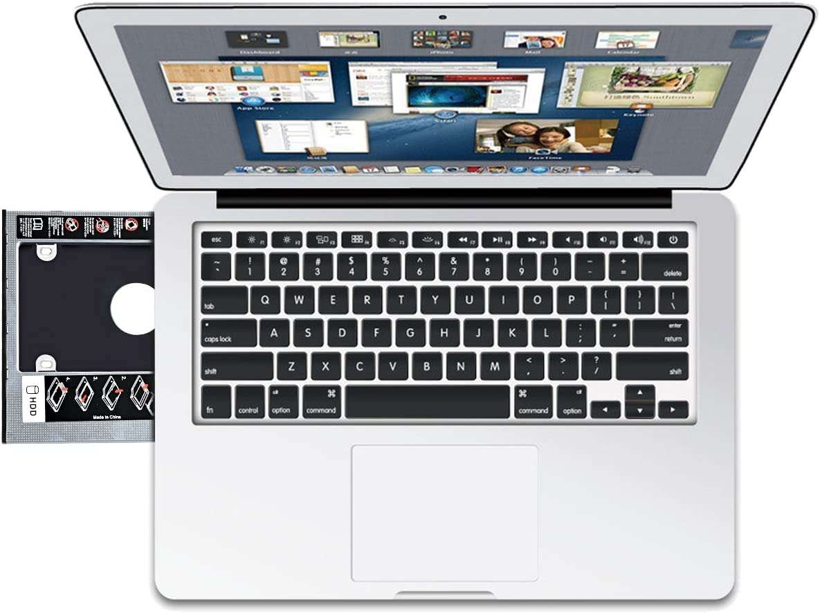 Wefly SATA 22 Pin HDD HD Hard Disk Drive Caddy Case for 9.5 mm Universal Laptop CD/DVD-ROM Optical Bay 6