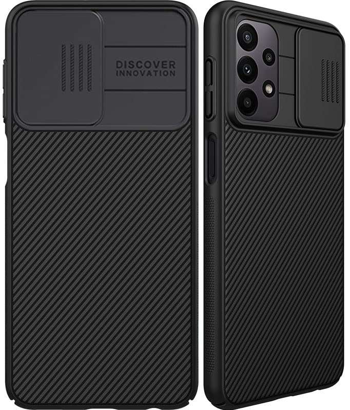 for Samsung A23 4G/5G Case with Camera Cover,Nillkin camshield pro case Slide Lens Protective Heavy Duty Protection shockfroof Cover for Samsung Galaxy a23 4G Phone case (Black) 1