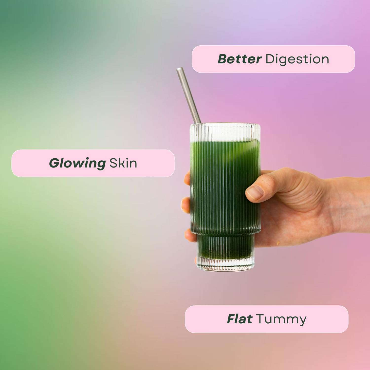 Ami Fitness Glow Greens Powder, Collagen with Probiotics, Vitamins, Digestive Enzymes, Superfoods, Gut Health, Bloating Relief, Radiant Skin, Natural Glow, Spirulina, Juice Mix, 30 SVG, Mango 6