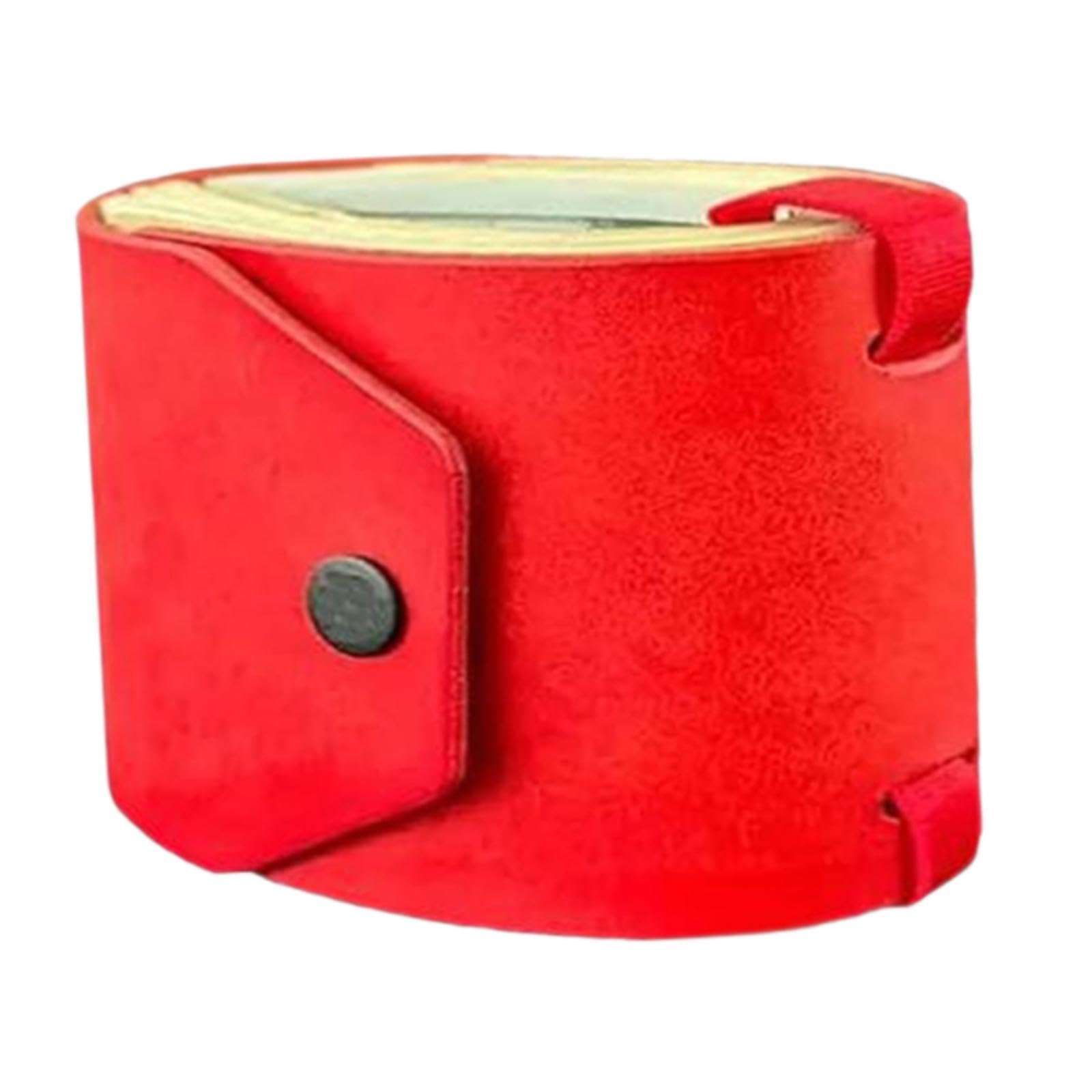 APLVFFZH Cash Wrap Wallet with Clasp Pouch Lightweight Portable Compact Handbag Organizer Money Holder for Men Holiday Women Festive, Red 1