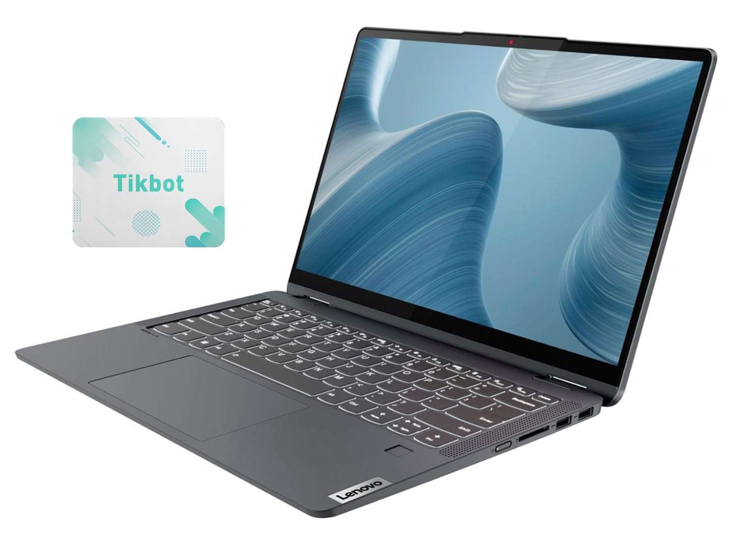 Lenovo IdeaPad Flex 5i 14" 2-in-1 Laptop – 16:10 (1920 x 1200) IPS Touch Screen – Intel Core i5-1235U – 8GB RAM – 1TB PCIe SSD – Fingerprint – Thunderbolt 4 –1080p Webcam – Windows pro - w/Mouse Pad 6