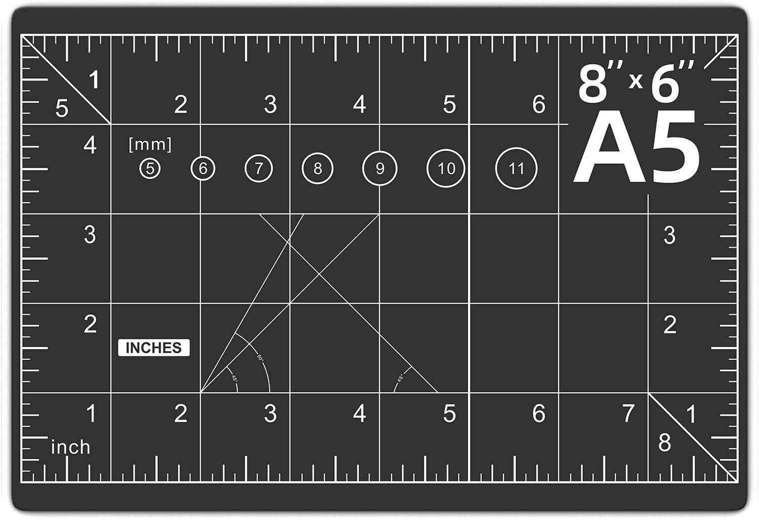 DIYSELF 1 Pcs Craft Knife Hobby Knife with 20 Pcs Stainless Steel Blades Kit and Black Cutting Mat 6in×8in (Gold) 5