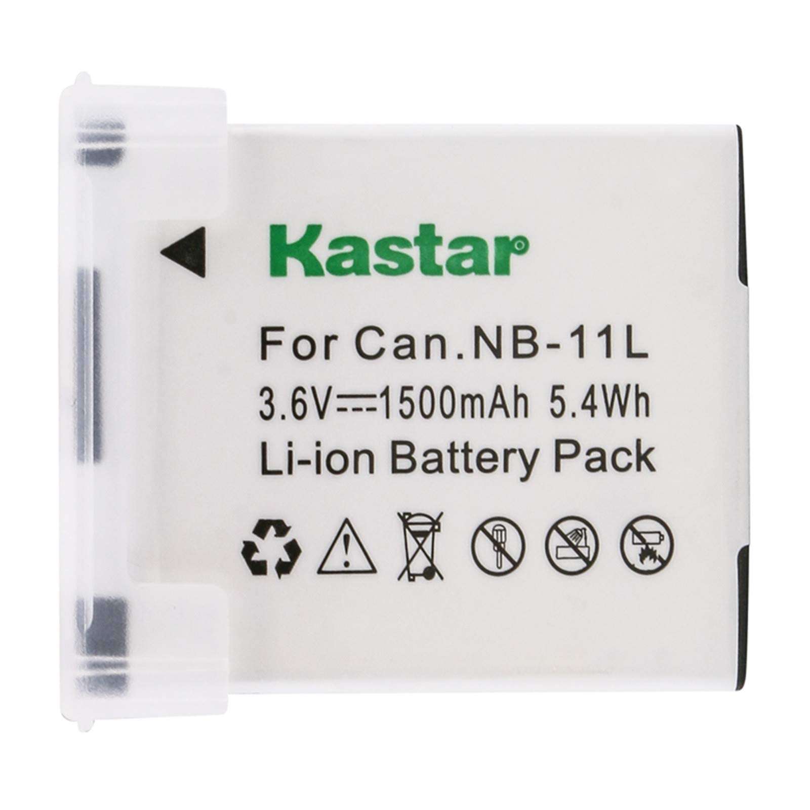 Kastar Battery for NB-11L, CB-2LD, CB-2LF and PowerShot A2300 is, A2400 is, A2500, A2600, A3400 is, A3500 is, A4000 is, ELPH 110 HS, ELPH 115 HS, ELPH 130 HS, ELPH 135 HS, ELPH 140 HS, ELPH 155 3