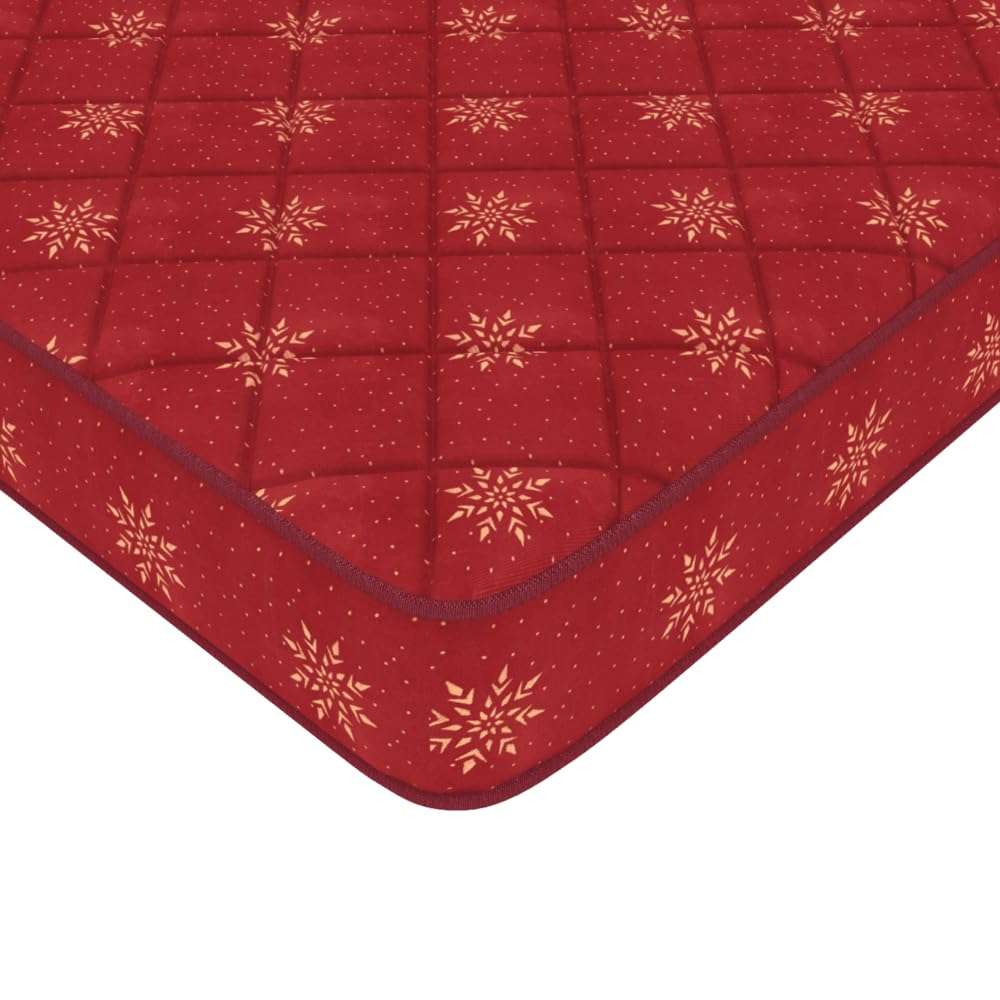 USHA SHRIRAM Resteria ISI Certified at Factory Rate 5-Inch Coir Single Size Mattress | Natural Golden Fibre| HyperCool Ventillation| Firm Support| For Hot Sleepers|With 5 year Warranty (L x W : 75X30) 6