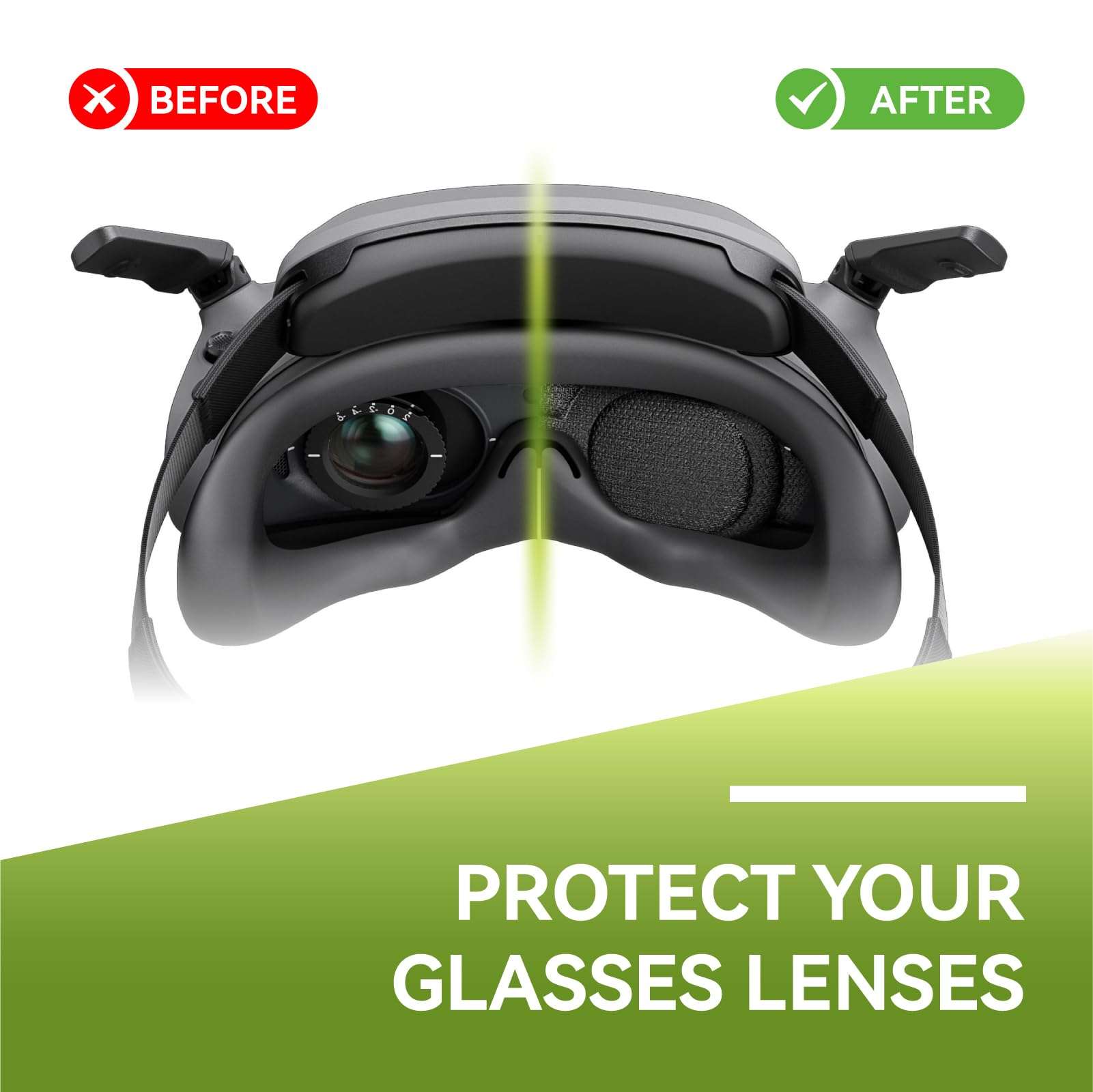 JMI MAGIC Lens Protective Cover Compatible with DJI Avata 2 Goggles 3, Lens Protector Accessories Compatible with DJI Goggles 3 5