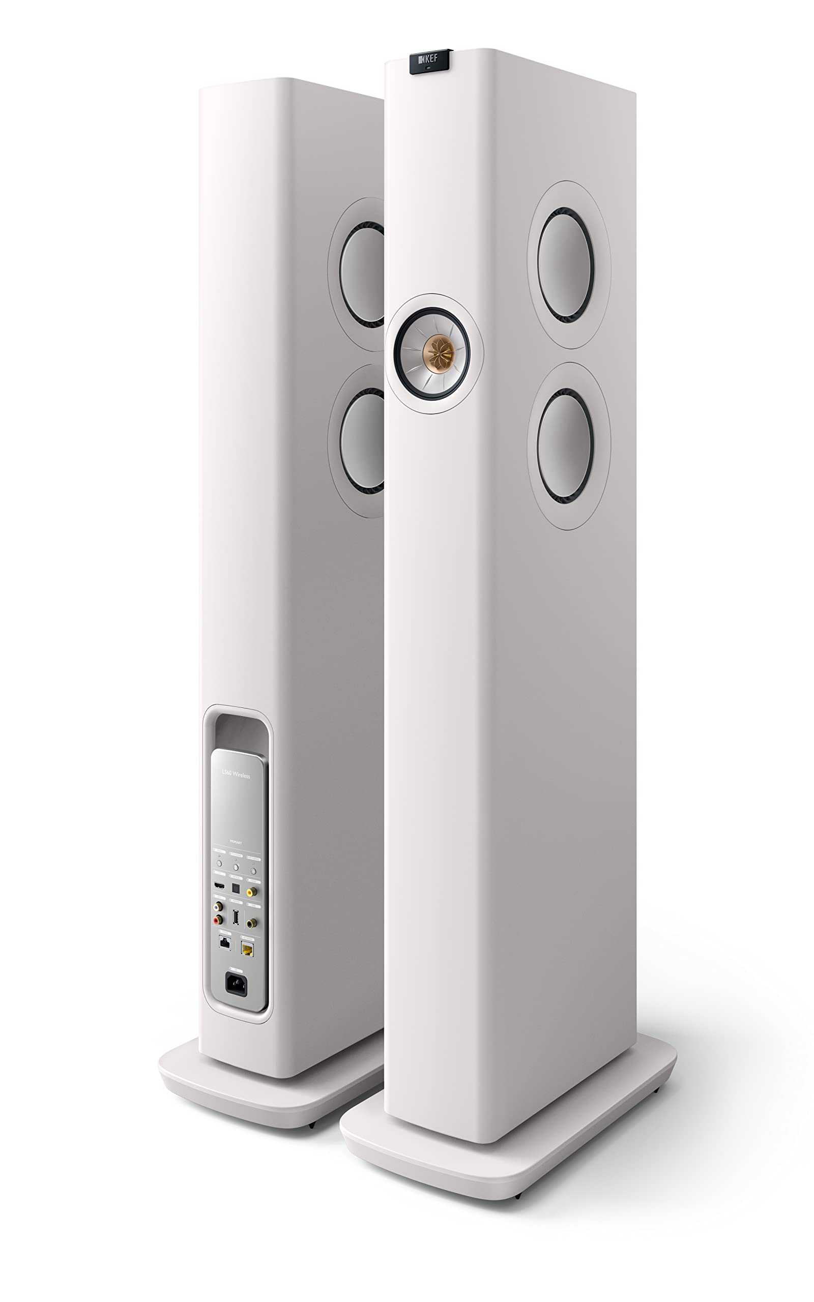 KEF LS60 Wireless System (Mineral White) 4