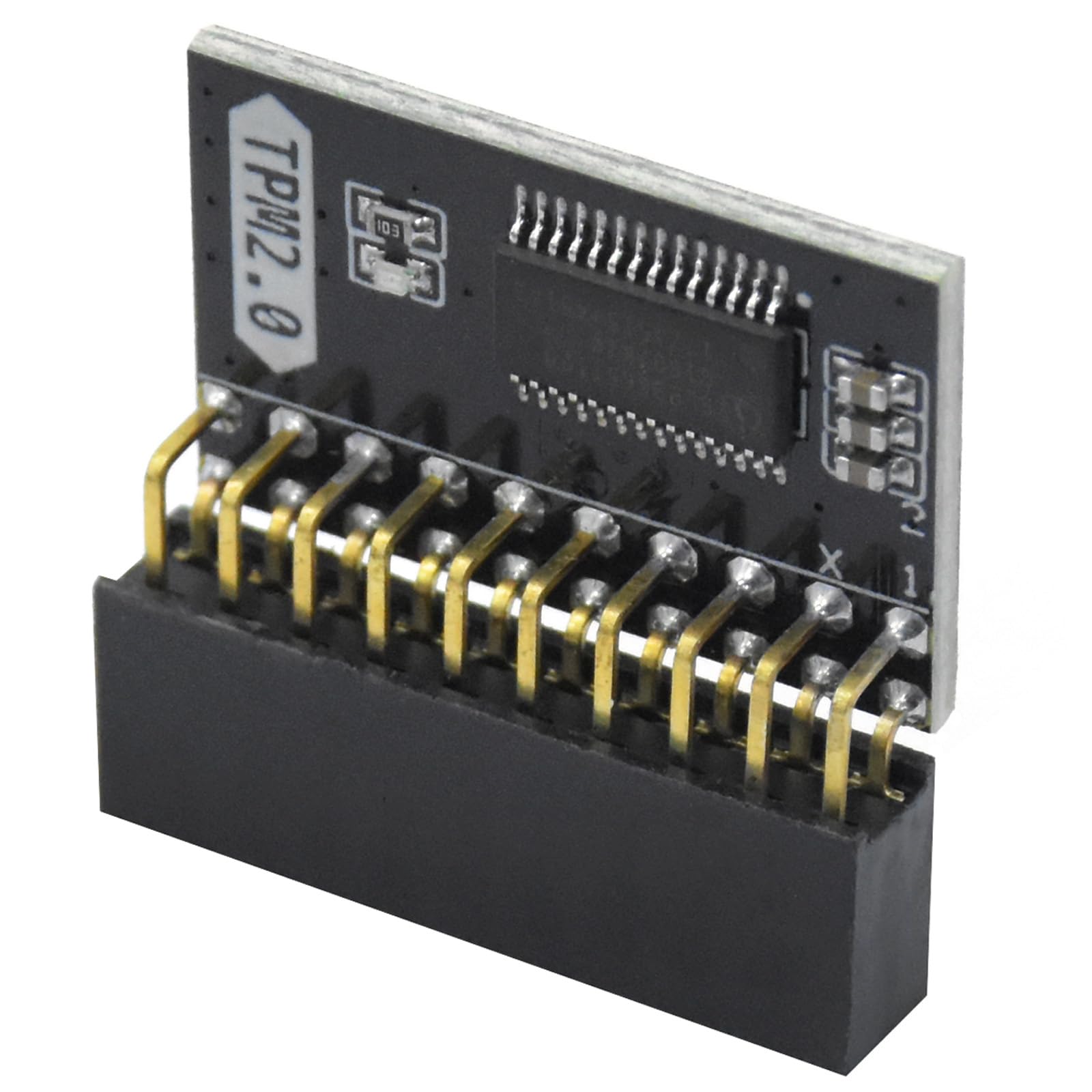 EAJONC TPM 2.0 Security Module for GIGABYTE & ASUS Motherboards, 20-Pin LPC Interface (2.54mm Pitch), Windows 11 Upgrade & BitLocker Compatible, High-Performance Security Chip