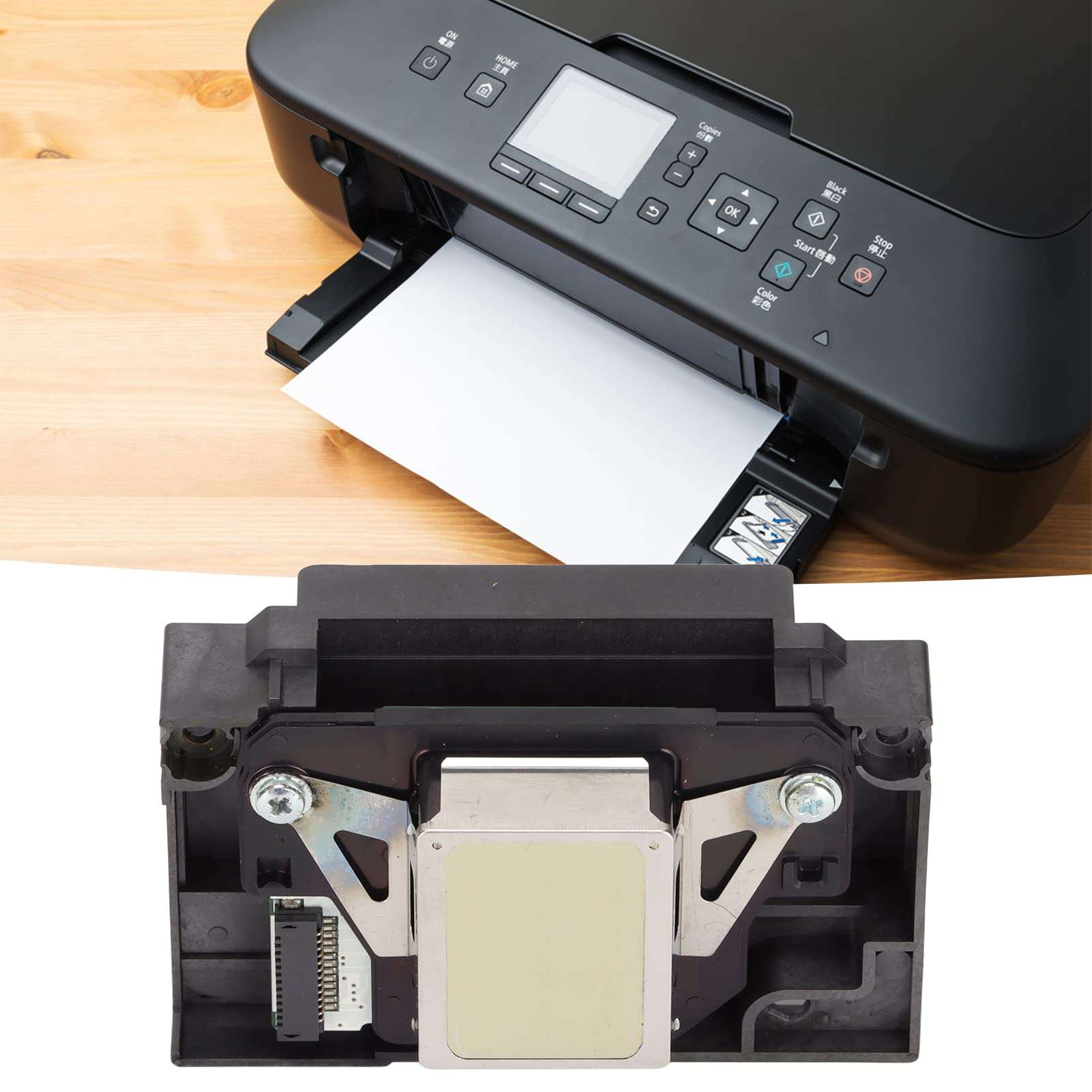 Printhead Replacement, Compact Structure Printhead Long Lasting for L800 for L801 for TX650 for L805 4
