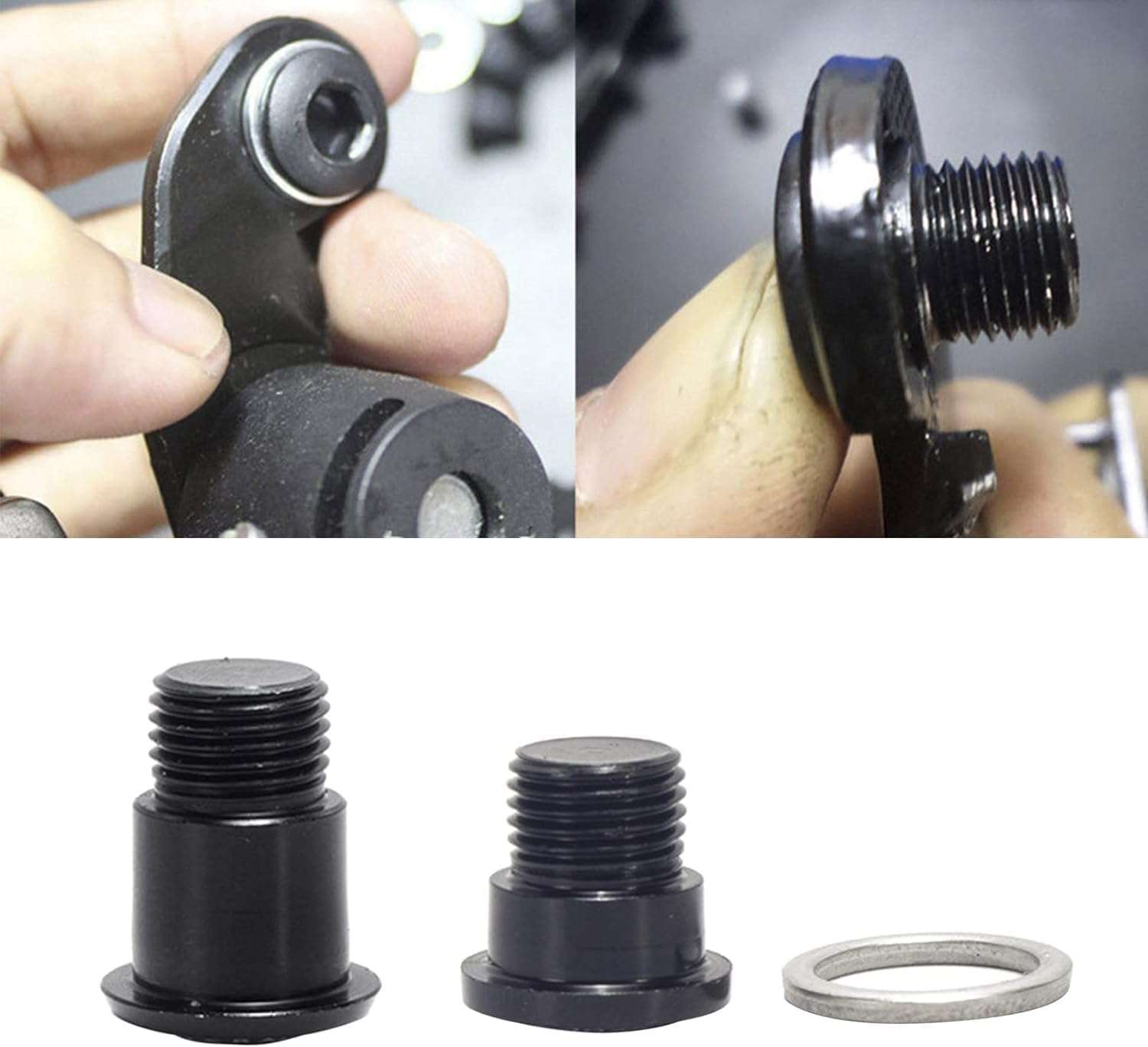 for Bicycle Rear Derailleur Screws Steel Black for Bike Rear Derailleur Fixing Bolts Bike Rear Derailleur for Bicycle Wheel Screw Rear Bike Derailleurs Cycling Parts Components 4