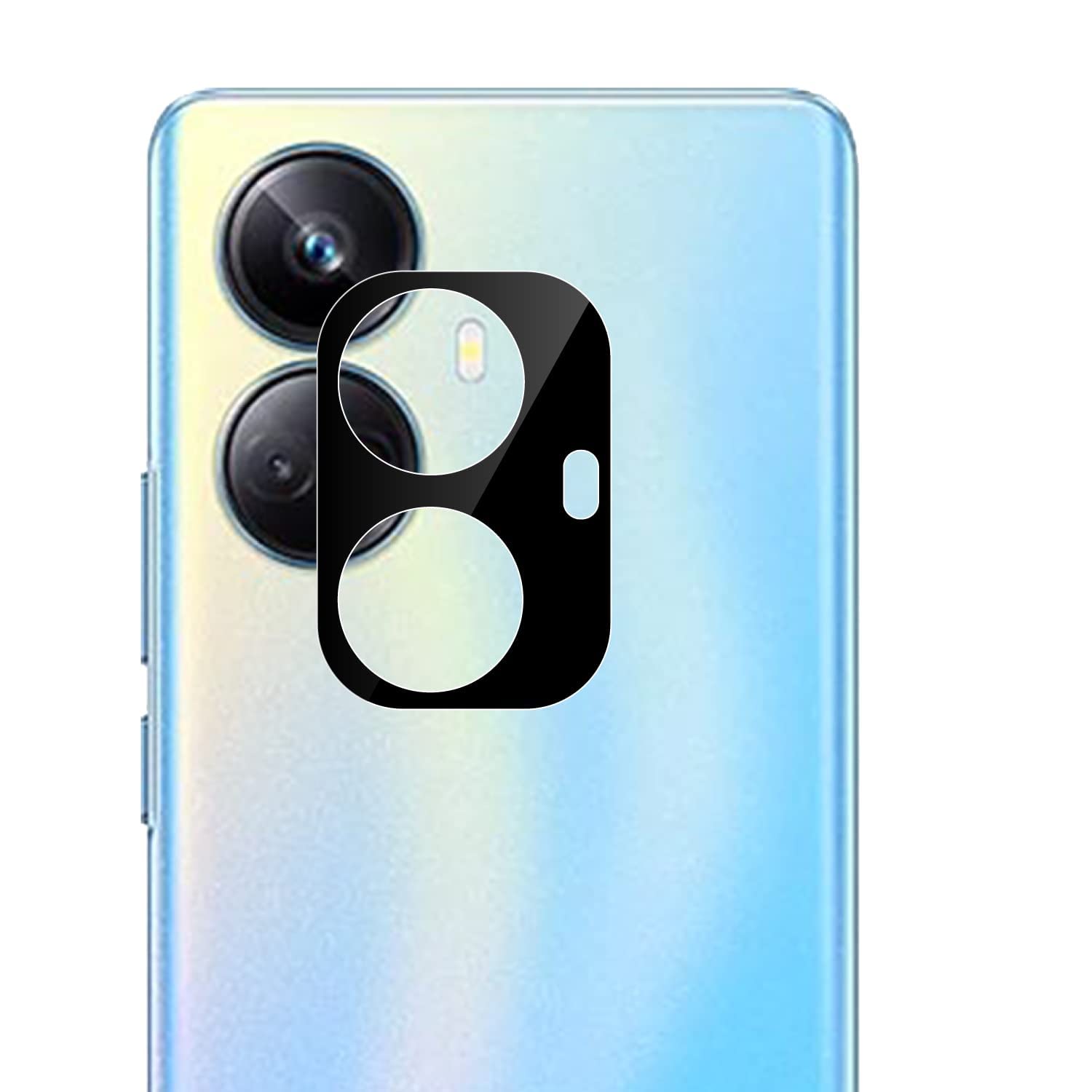 ZARALA Camera Lens Protector Tempered Glass Compatible with Smooth Finish HD Clear Camera Glass Protector Camera Lens Screen Protector (Realme 10 Pro Plus, Back Camera Lens Protector) 3