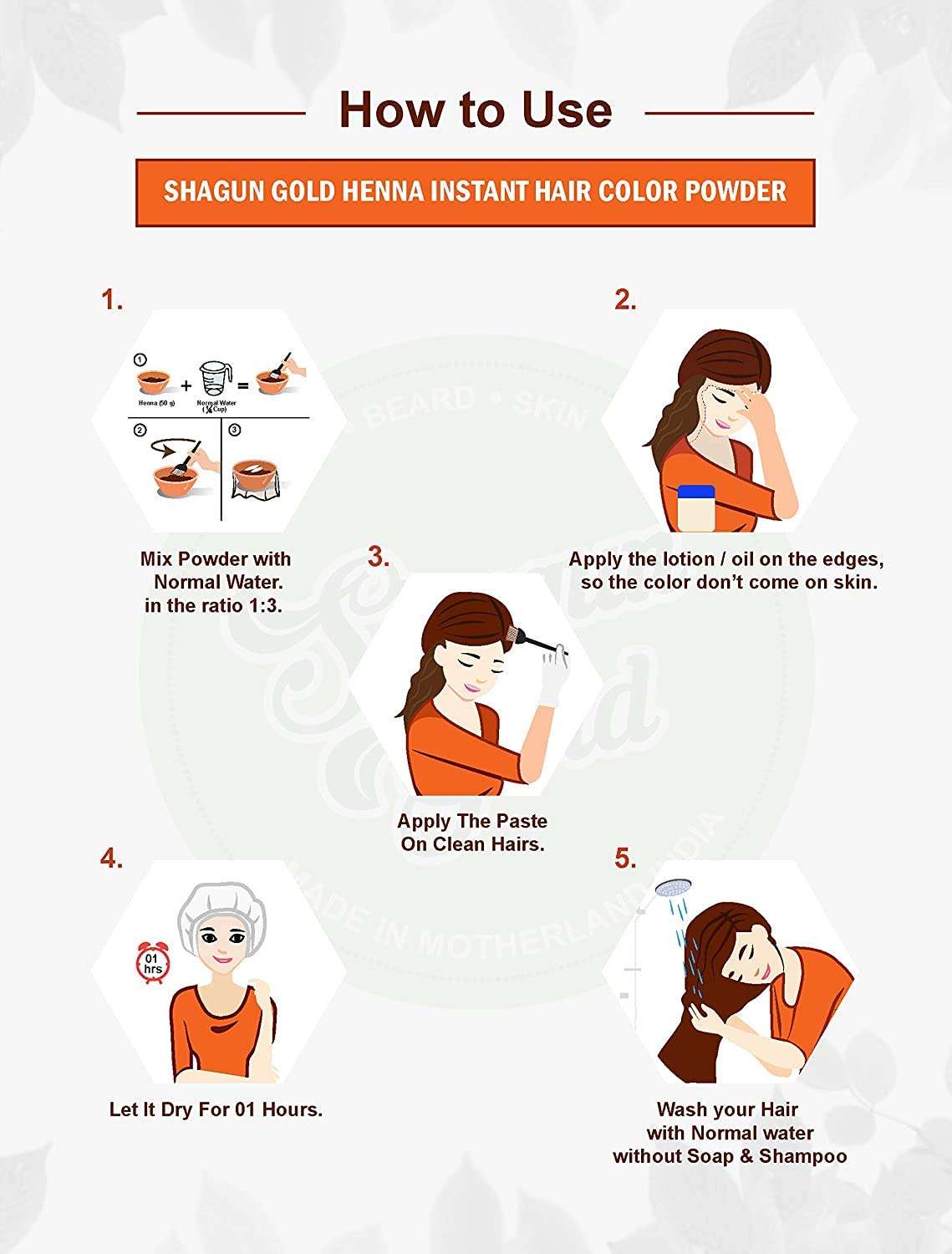 Badahair products Natural Herbal Organic Henna Mehendi Hair Powder Pack for Special Ammonia Free| Amonia Free Herbal Based| Henna Hair Colour Powder| Use Men, Women Natural - Brown (30 Gram Each, 2) 2