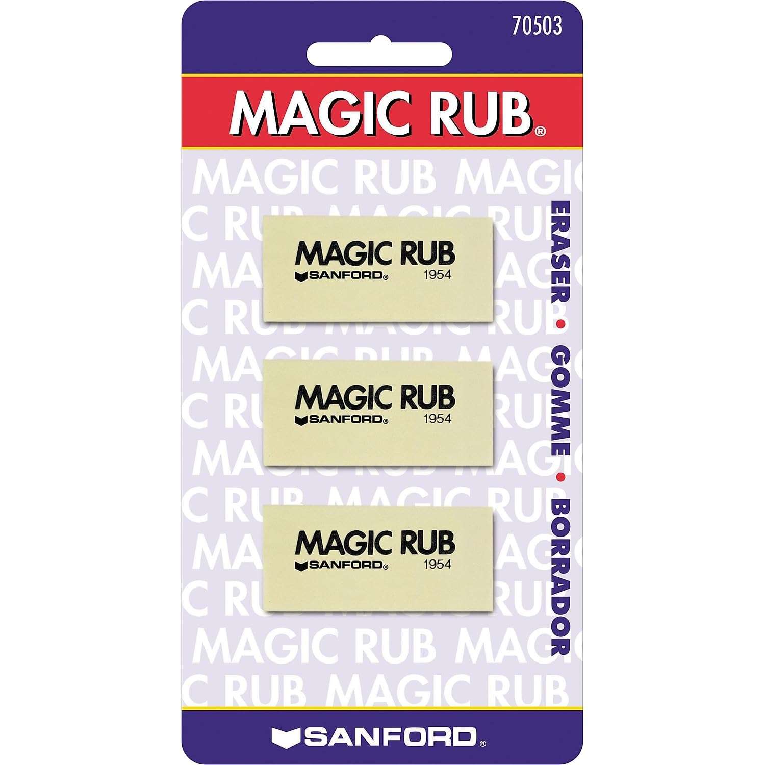 Prismacolor Premier Magic Rub Vinyl Erasers, 3-Count 4